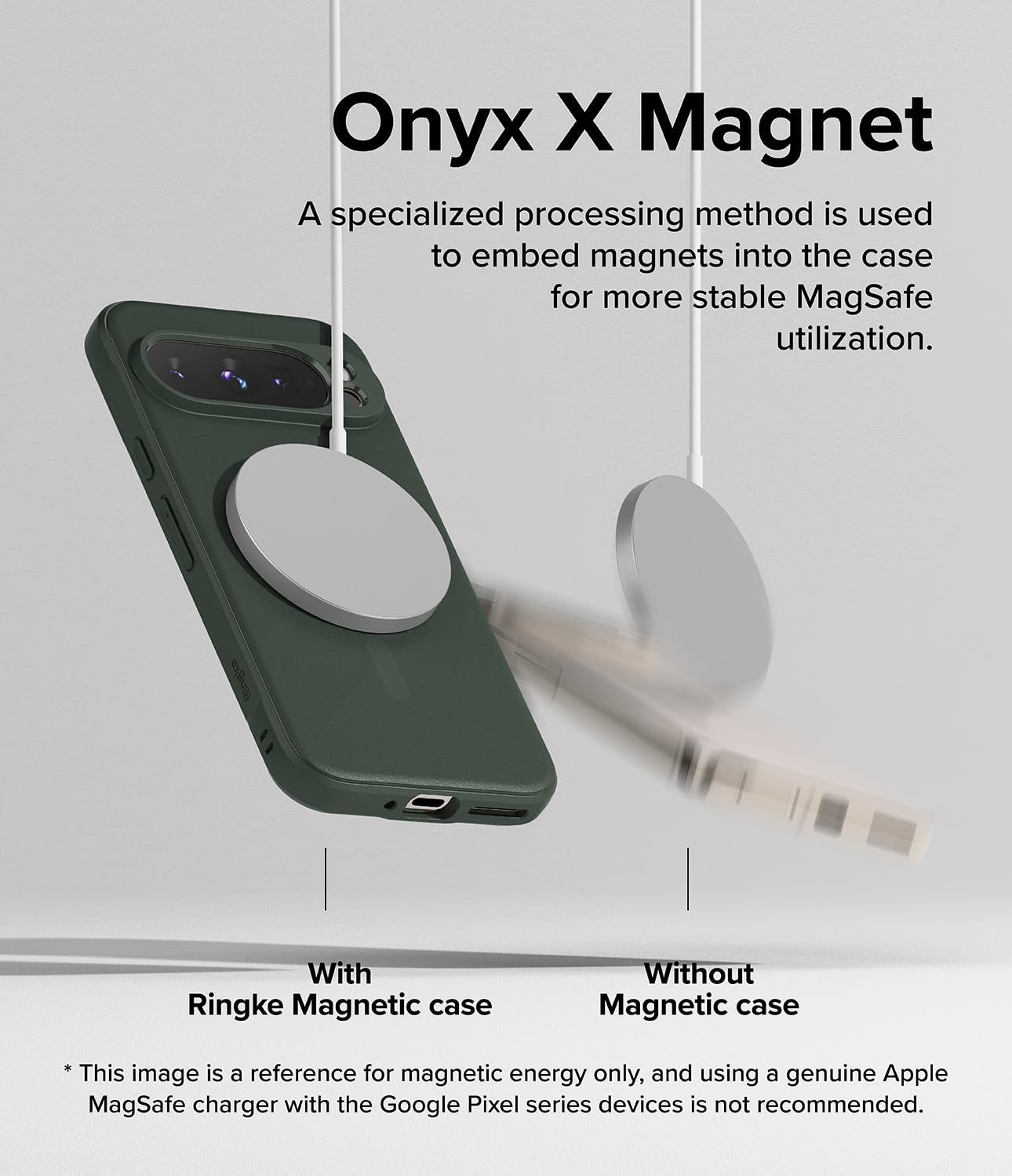 Foto 6 pulgar | Funda Magnética Ringke Onyx Verde Oscuro Para Google Pixel 9 Pro - Venta Internacional.