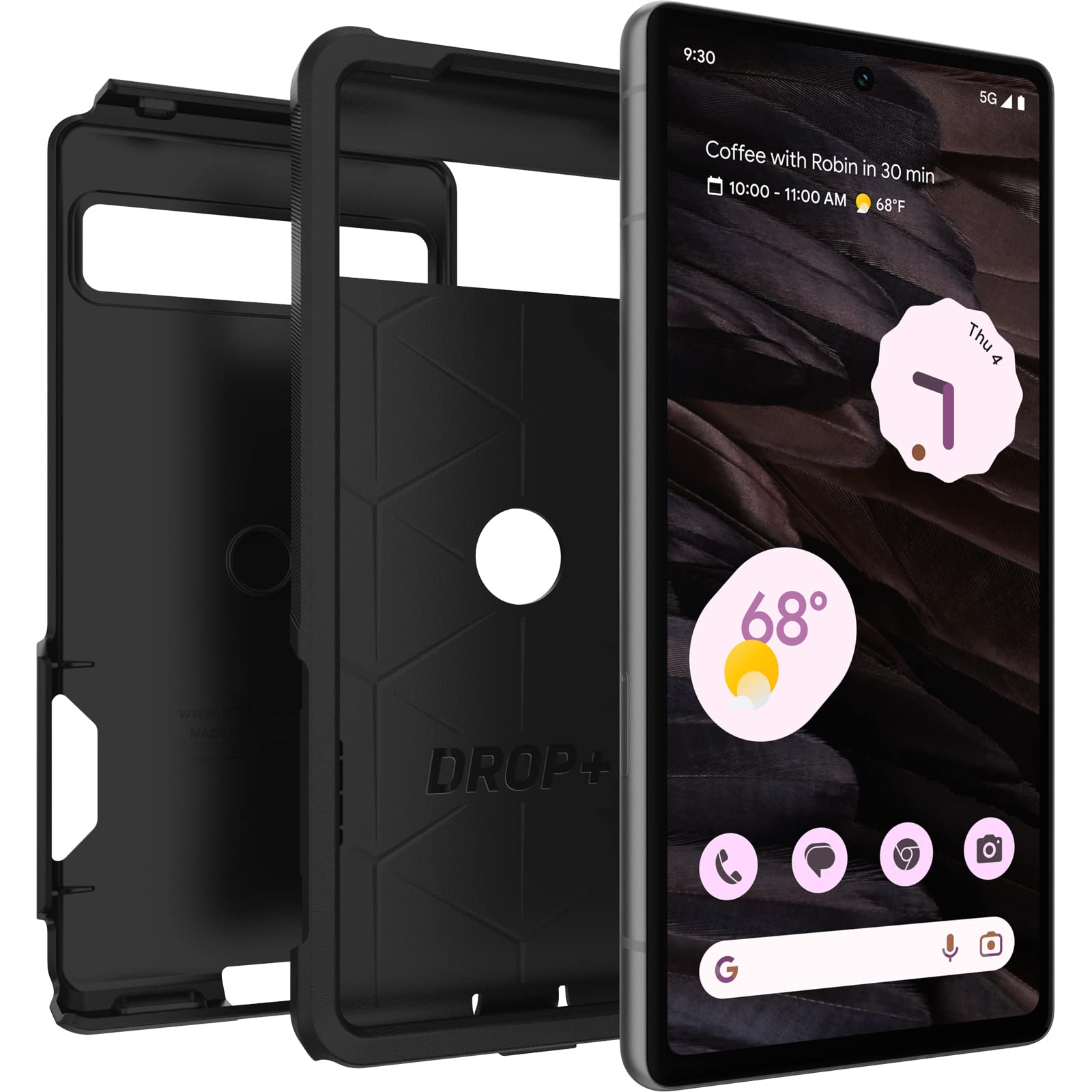 Foto 5 pulgar | Funda Otterbox Commuter Series Para Google Pixel 7a, Color Negro - Venta Internacional.