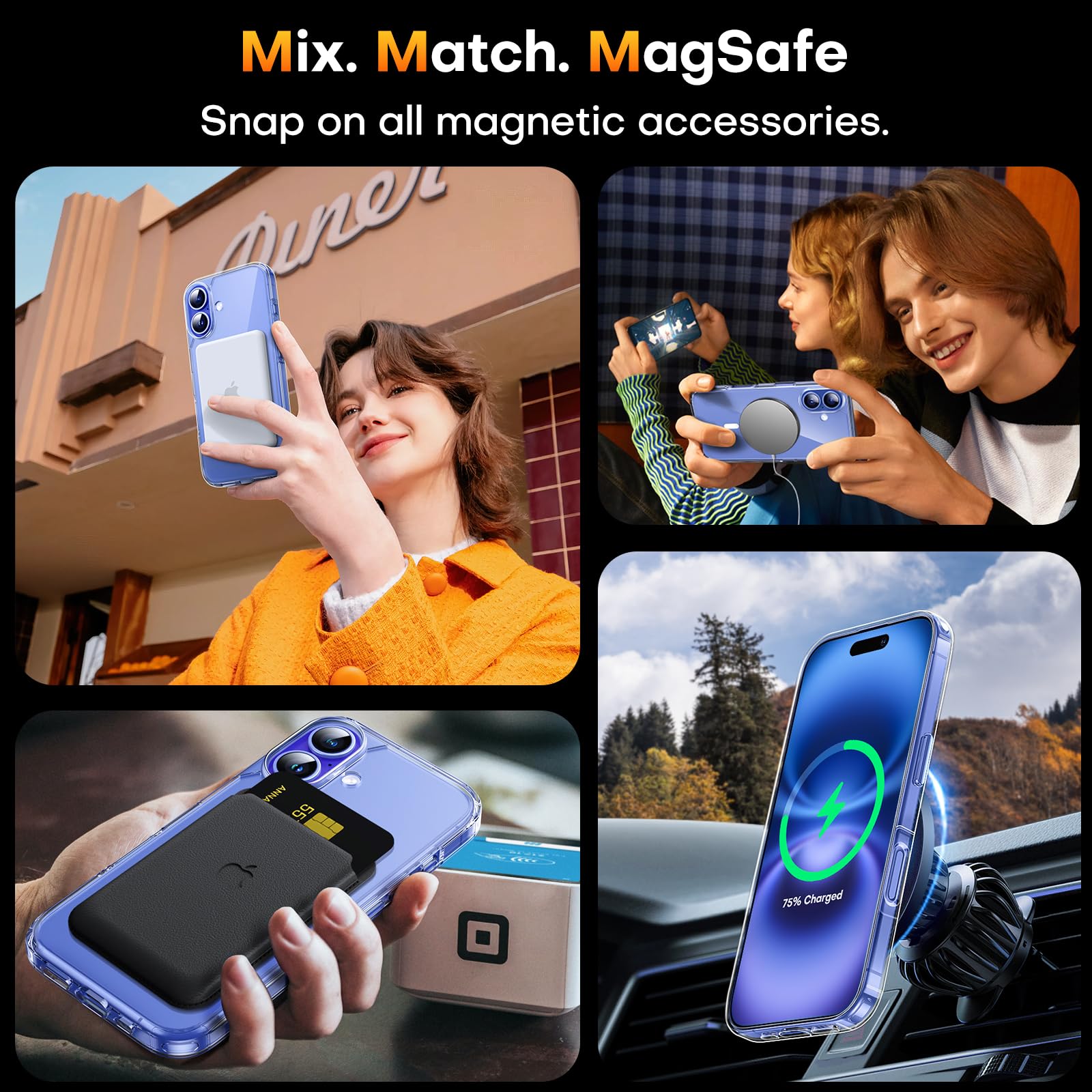 Foto 7 pulgar | Funda De Teléfono Tauri 3 En 1 Para Iphone 16 Con 2 Protectores De Pantalla - Venta Internacional.