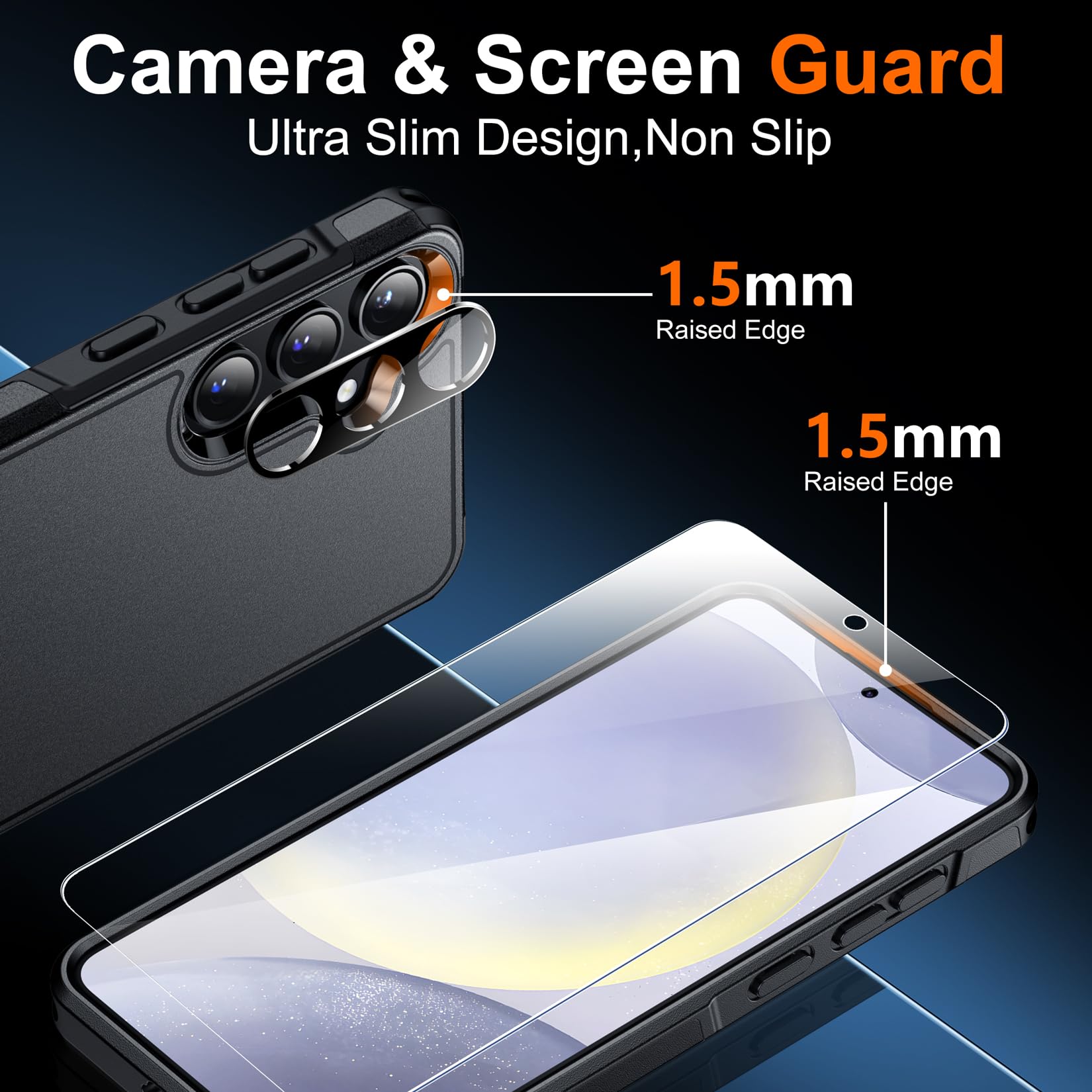 Foto 5 pulgar | Funda De Teléfono Spidercase Para Samsung Galaxy S24 Con Protectores - Venta Internacional.