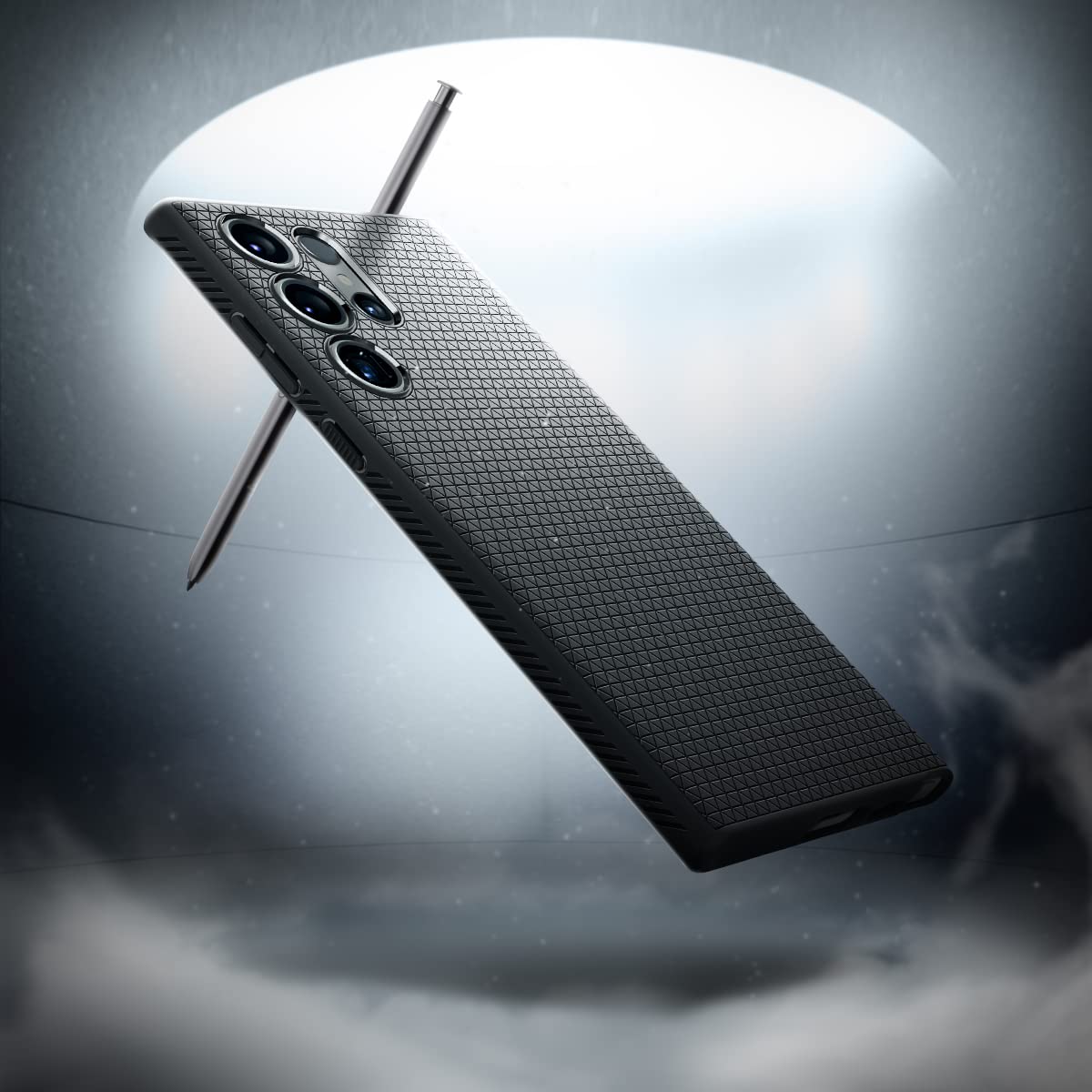 Foto 4 pulgar | Funda Spigen Liquid Air Para Galaxy S23, Color Negro Mate - Venta Internacional.