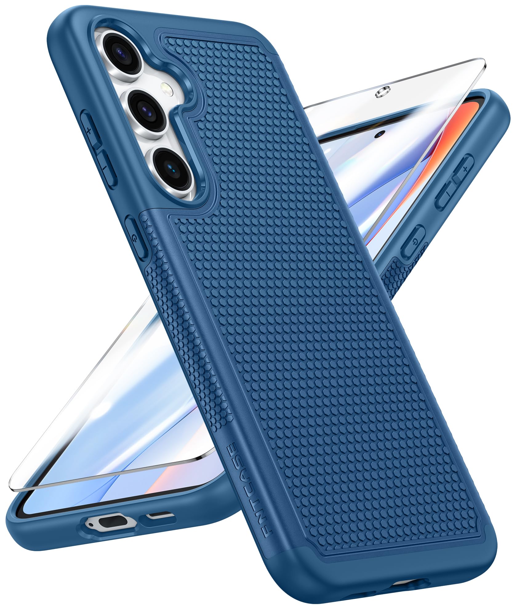 Foto 2 pulgar | Funda Protectora Fntcase Para Samsung Galaxy S24-fe Azul - Venta Internacional.