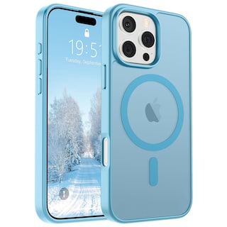Foto 1 | Funda Magnética Supfine Para Iphone 16 Pro, Color Azul Cielo - Venta Internacional.