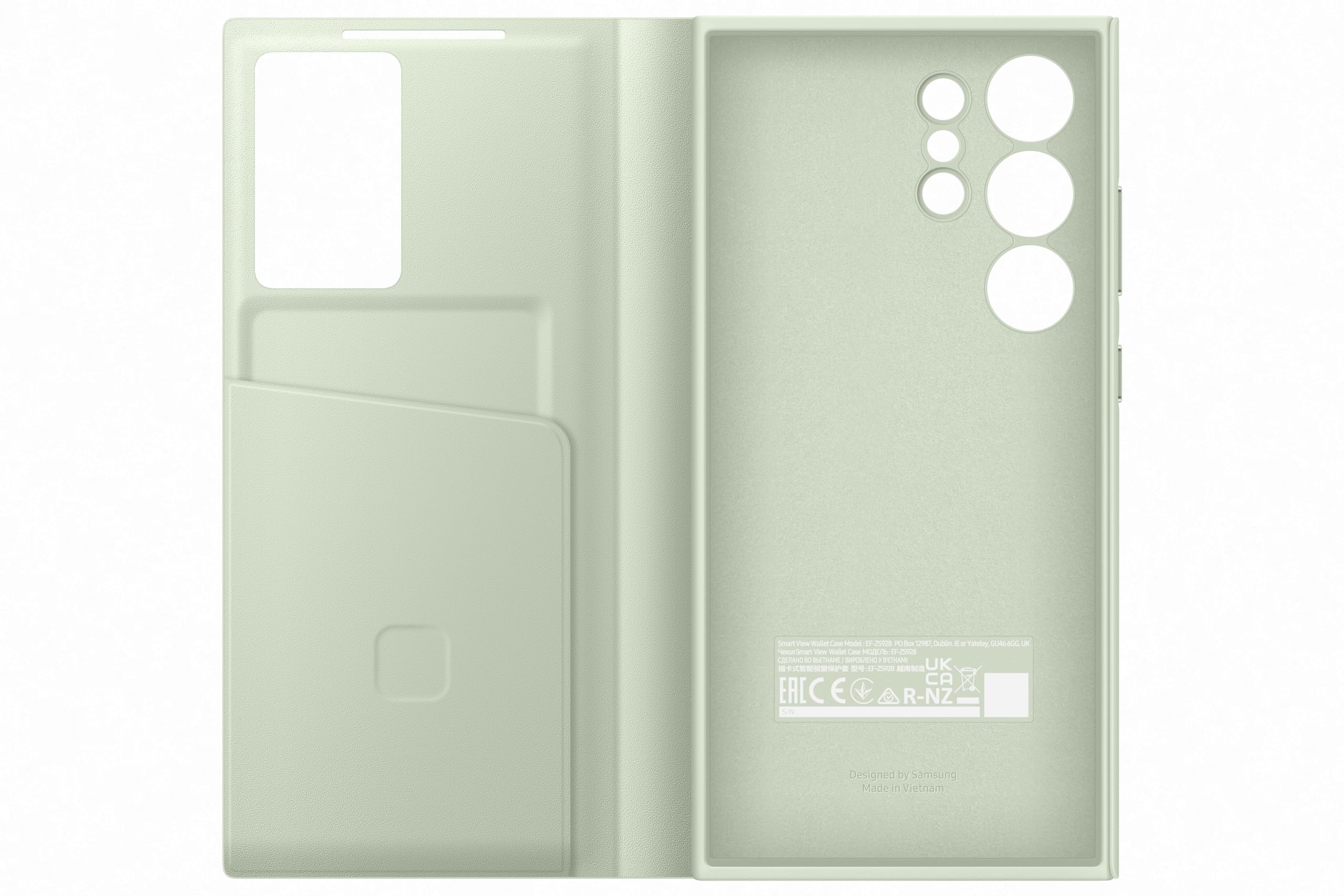 Foto 5 pulgar | Funda Smart View Wallet Para Samsung Galaxy S24, Color Verde Claro - Venta Internacional.