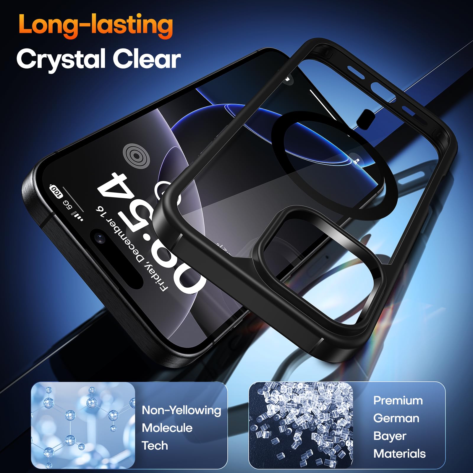 Foto 7 pulgar | Funda Tauri 3 En 1 Para Iphone 16 Pro Max Con 2 Protectores De Pantalla - Venta Internacional.