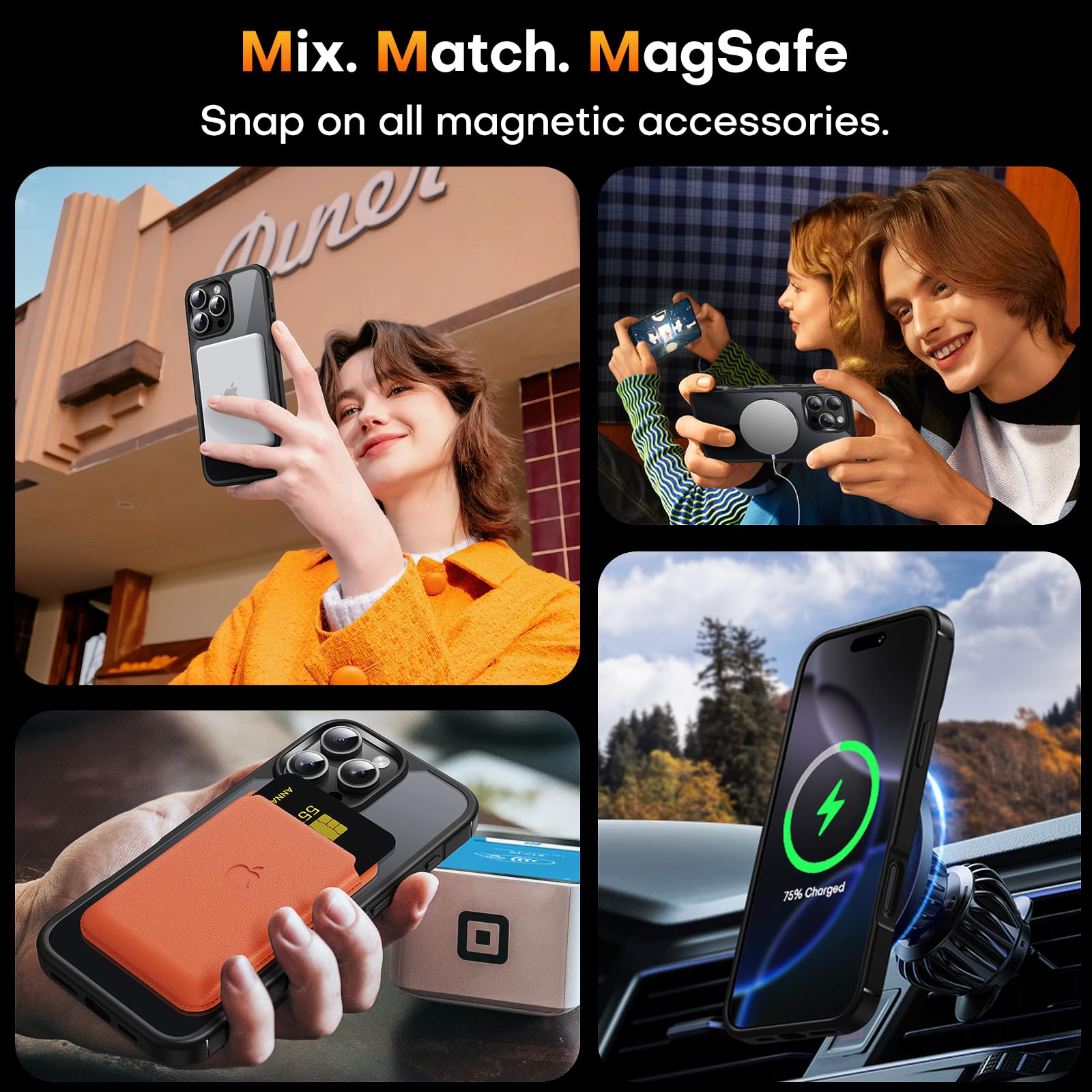Foto 8 pulgar | Funda Tauri 3 En 1 Para Iphone 16 Pro Max Con 2 Protectores De Pantalla - Venta Internacional.