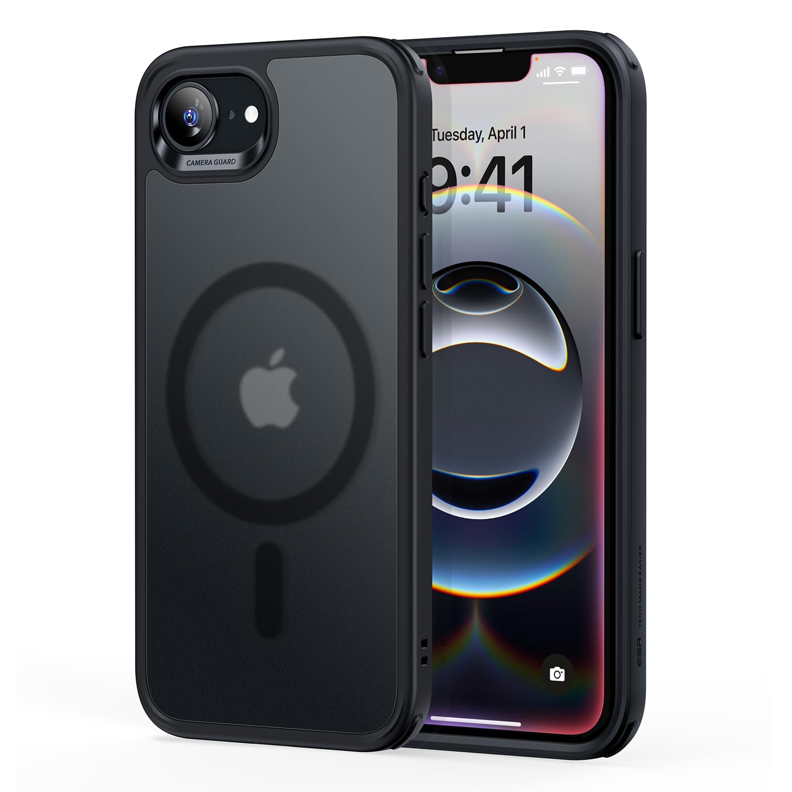 Foto 2 pulgar | Funda Esr Para Iphone 16e Con Magsafe, Negra A Prueba De Golpes - Venta Internacional.