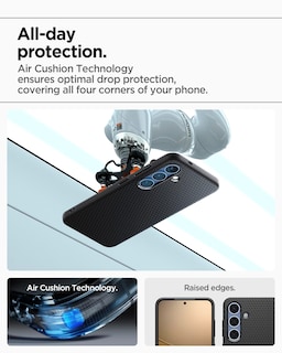 Foto 7 | Funda Spigen Liquid Air Para Samsung Galaxy S25, Color Negro Mate - Venta Internacional.
