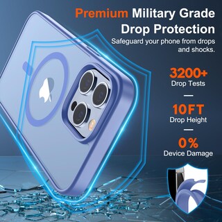 Foto 3 | Funda Magnética Supfine Para Iphone 13 Pro Max, Azul Y Morado - Venta Internacional.