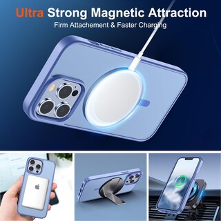 Foto 5 | Funda Magnética Supfine Para Iphone 13 Pro Max, Azul Y Morado - Venta Internacional.
