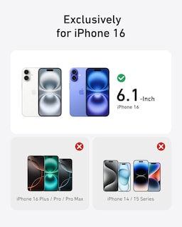 Foto 3 | Funda De Teléfono Anker Maggo Clear Magnética Para Iphone 16 - Venta Internacional.