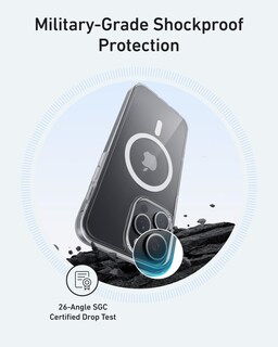 Foto 4 | Funda De Teléfono Anker Maggo Clear Magnética Para Iphone 16 - Venta Internacional.