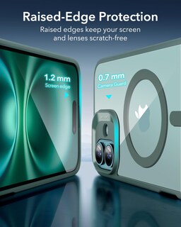 Foto 7 | Funda De Teléfono Esr Para Iphone 16 Con Magsafe De Grado Militar Transparente - Venta Internacional.