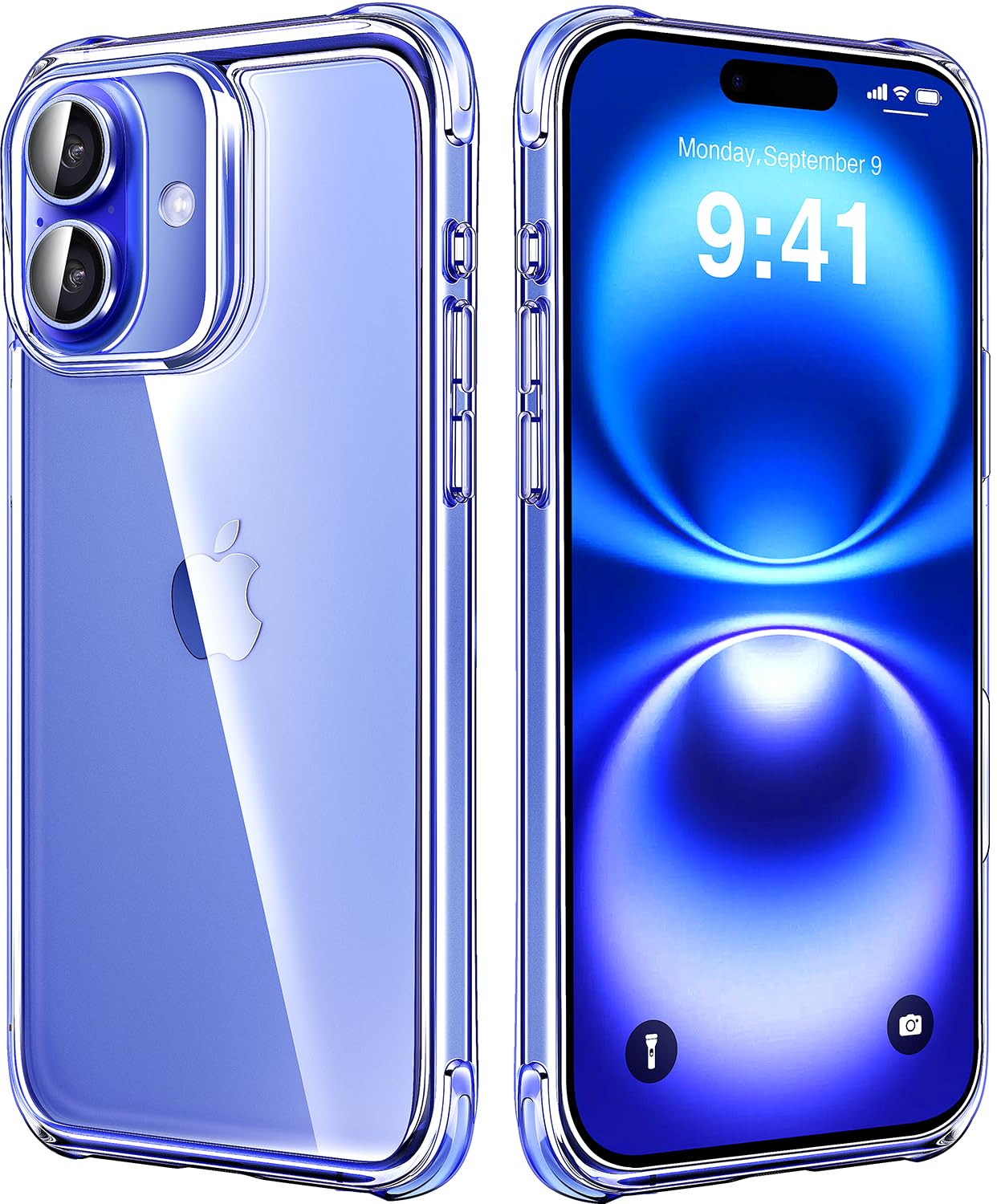 Funda De Teléfono Mkeke Para Iphone 16, Transparente, Con Protección Contra Caídas De 4,9 M - Venta Internacional.