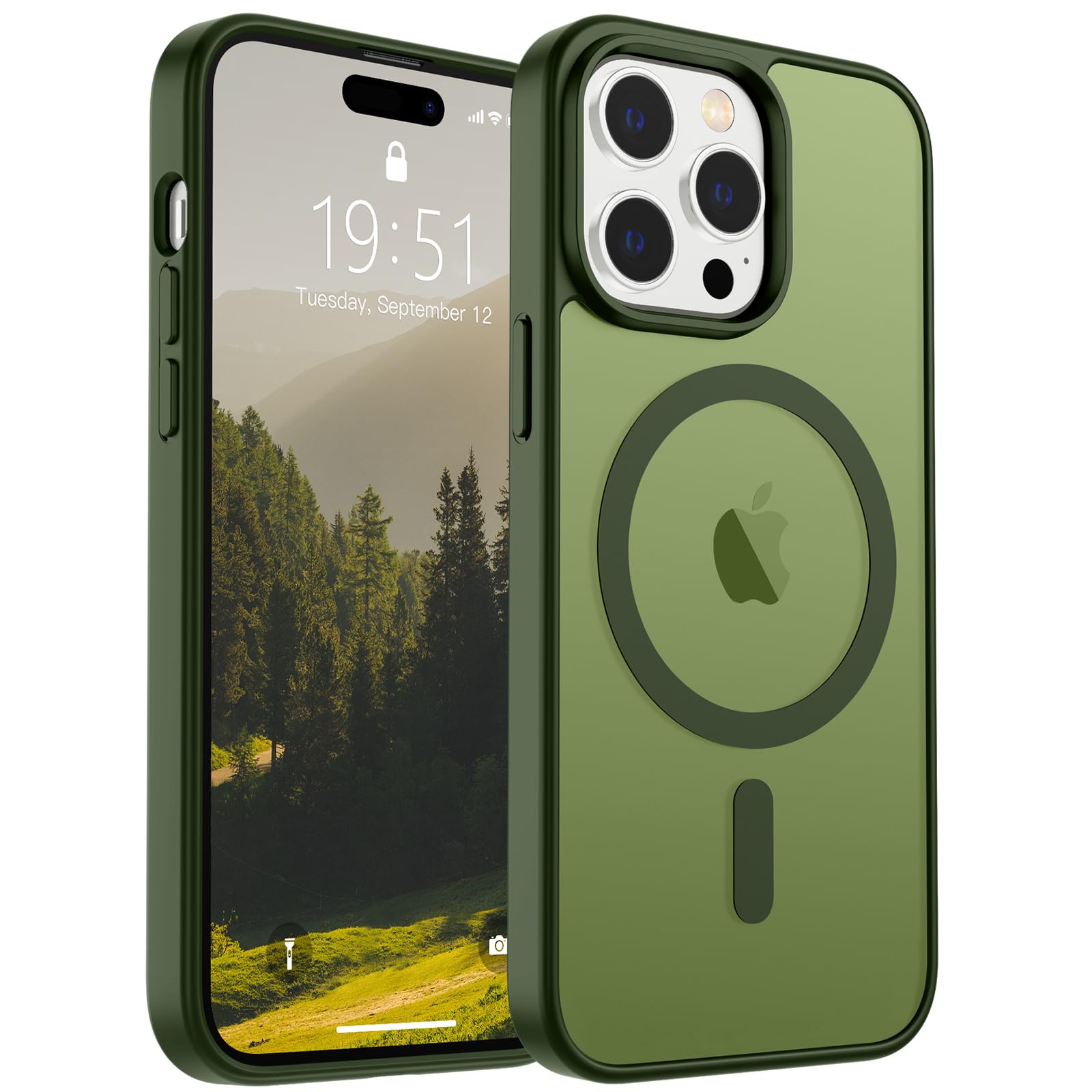 Funda Magnética Supfine Para Iphone 14 Pro Cangling Green - Venta Internacional.