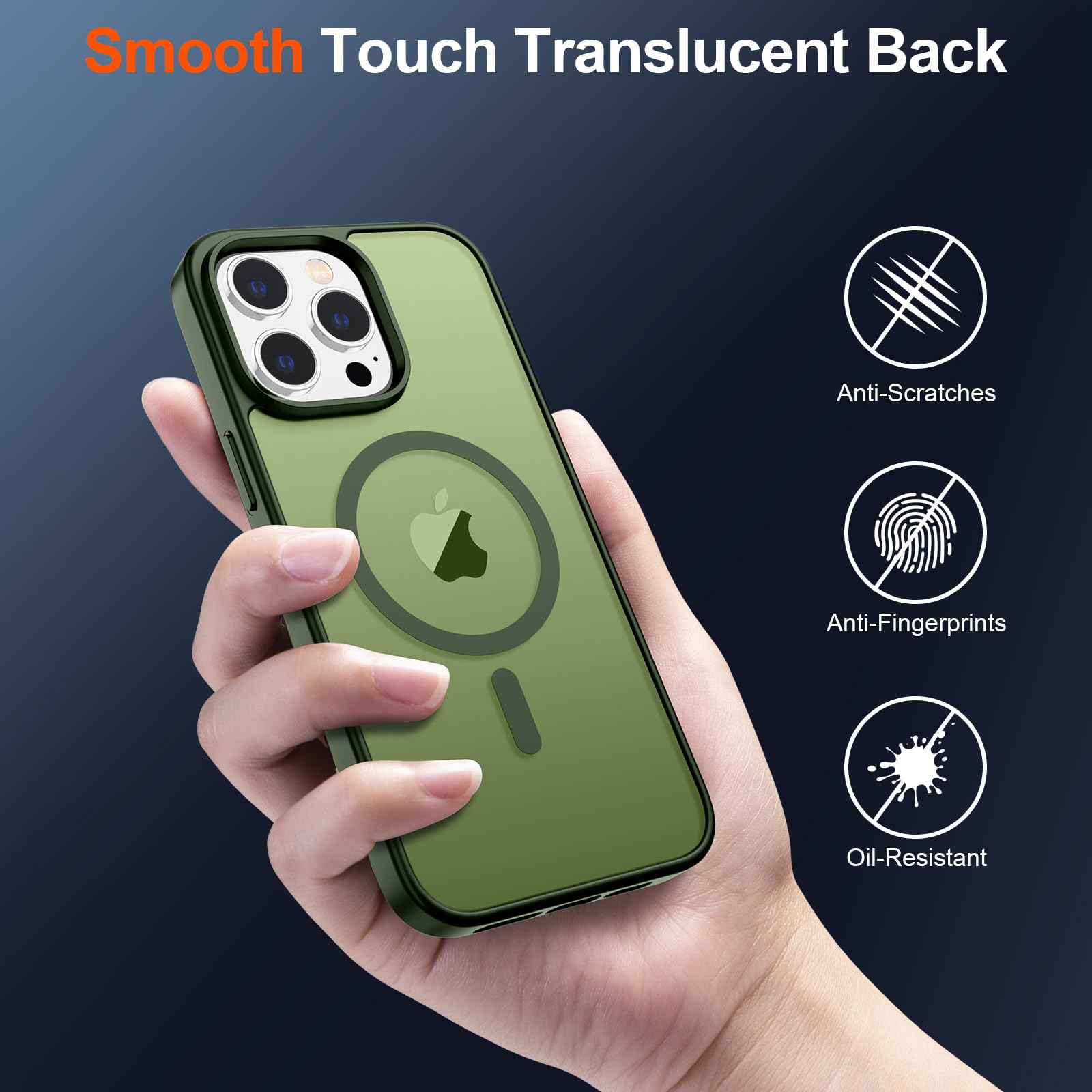 Foto 7 pulgar | Funda Magnética Supfine Para Iphone 14 Pro Cangling Green - Venta Internacional.