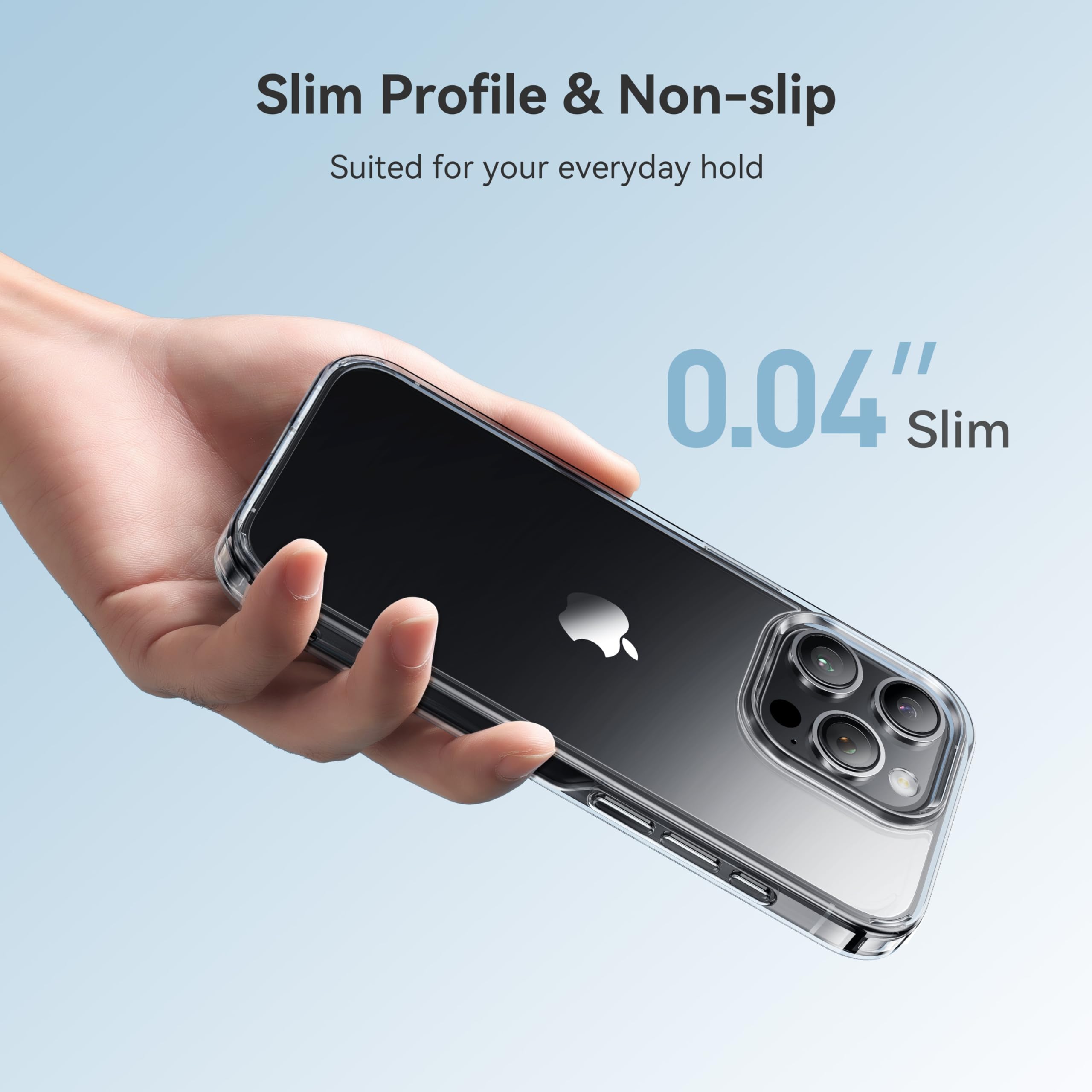 Foto 6 pulgar | Funda De Teléfono Casekoo Crystal Clear Para Iphone 15 Pro Max De 6.7 Pulgadas - Venta Internacional.