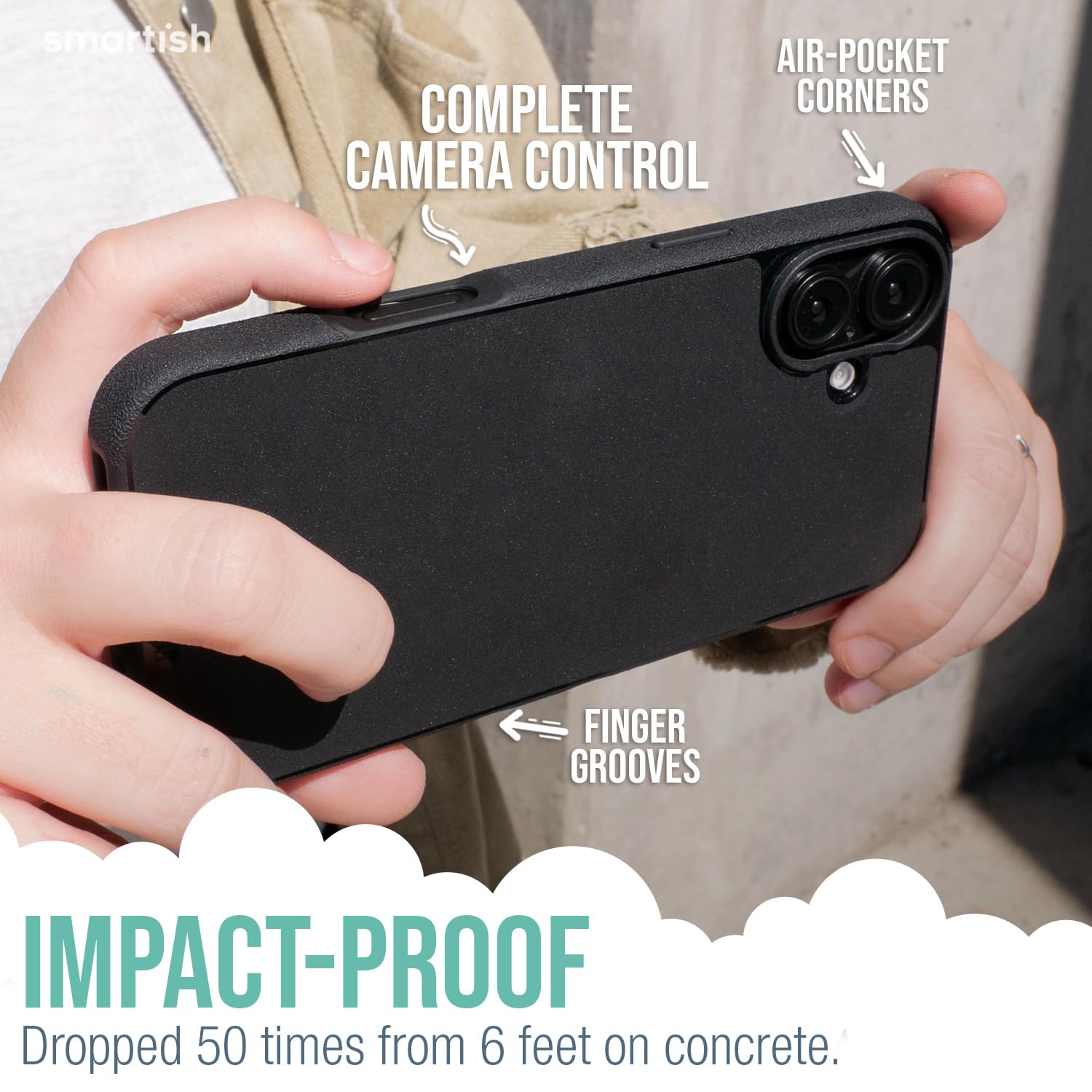 Foto 4 pulgar | Funda Magnética Smartish  Gripmunk Con Magsafe Para Iphone 16 - Venta Internacional.