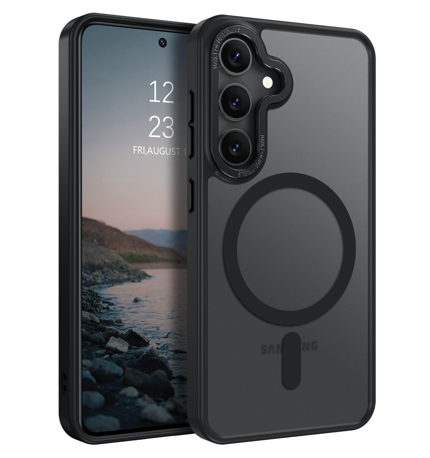 Foto 2 pulgar | Funda Magnética Bentoben Para Samsung Galaxy S24 Plus Negra - Venta Internacional.