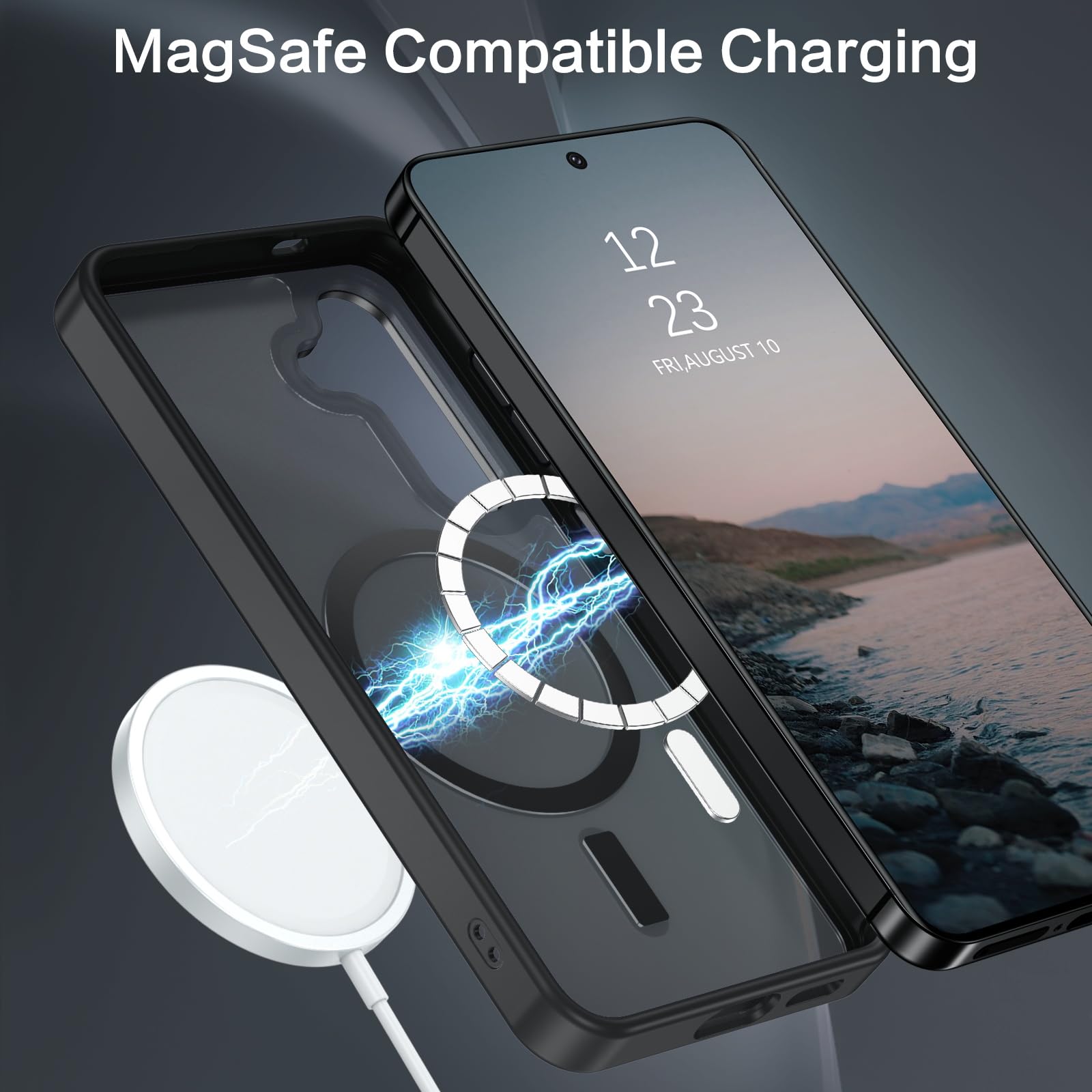 Foto 5 pulgar | Funda Magnética Bentoben Para Samsung Galaxy S24 Plus Negra - Venta Internacional.