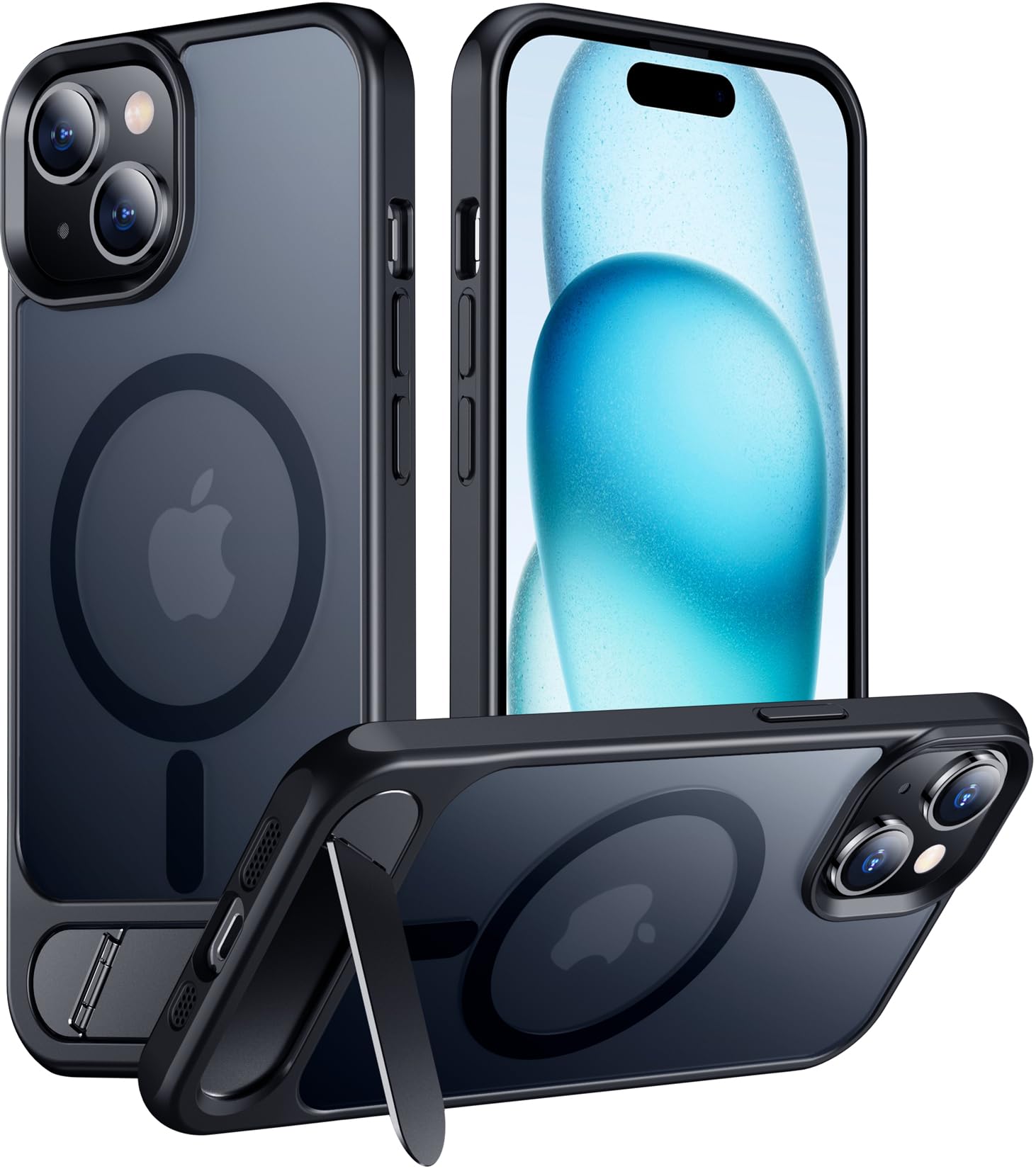 Foto 2 pulgar | Funda De Teléfono Temdan Magnetic Compatible Con Iphone 15 6.1 - Venta Internacional.