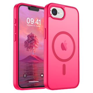 Foto 1 | Funda Magnética Supfine Para Iphone 16e 2025, Color Rosa Intenso - Venta Internacional.