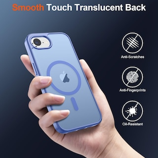 Foto 6 | Funda Magnética Supfine Para Iphone 16e 2025, Azul Y Morado - Venta Internacional.