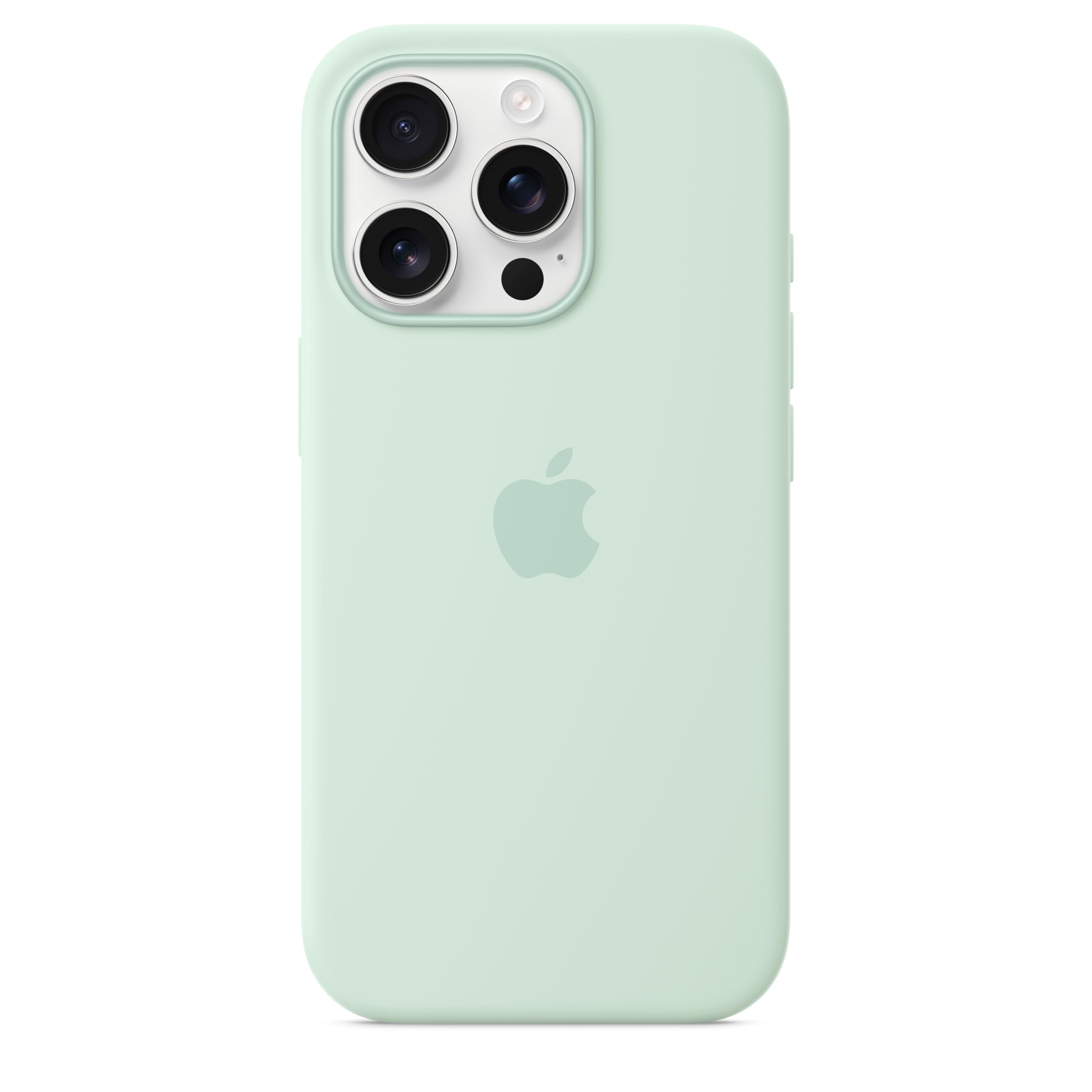 Funda De Silicona Para Apple Iphone 16 Pro Con Magsafe Aquamarine - Venta Internacional.