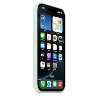 Foto 5 | Funda De Silicona Para Apple Iphone 16 Pro Con Magsafe Aquamarine - Venta Internacional.