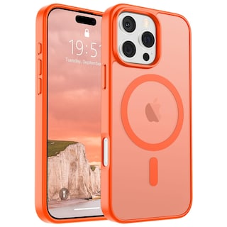 Foto 1 | Funda Magnética Supfine Para Iphone 16 Pro Naranja - Venta Internacional.