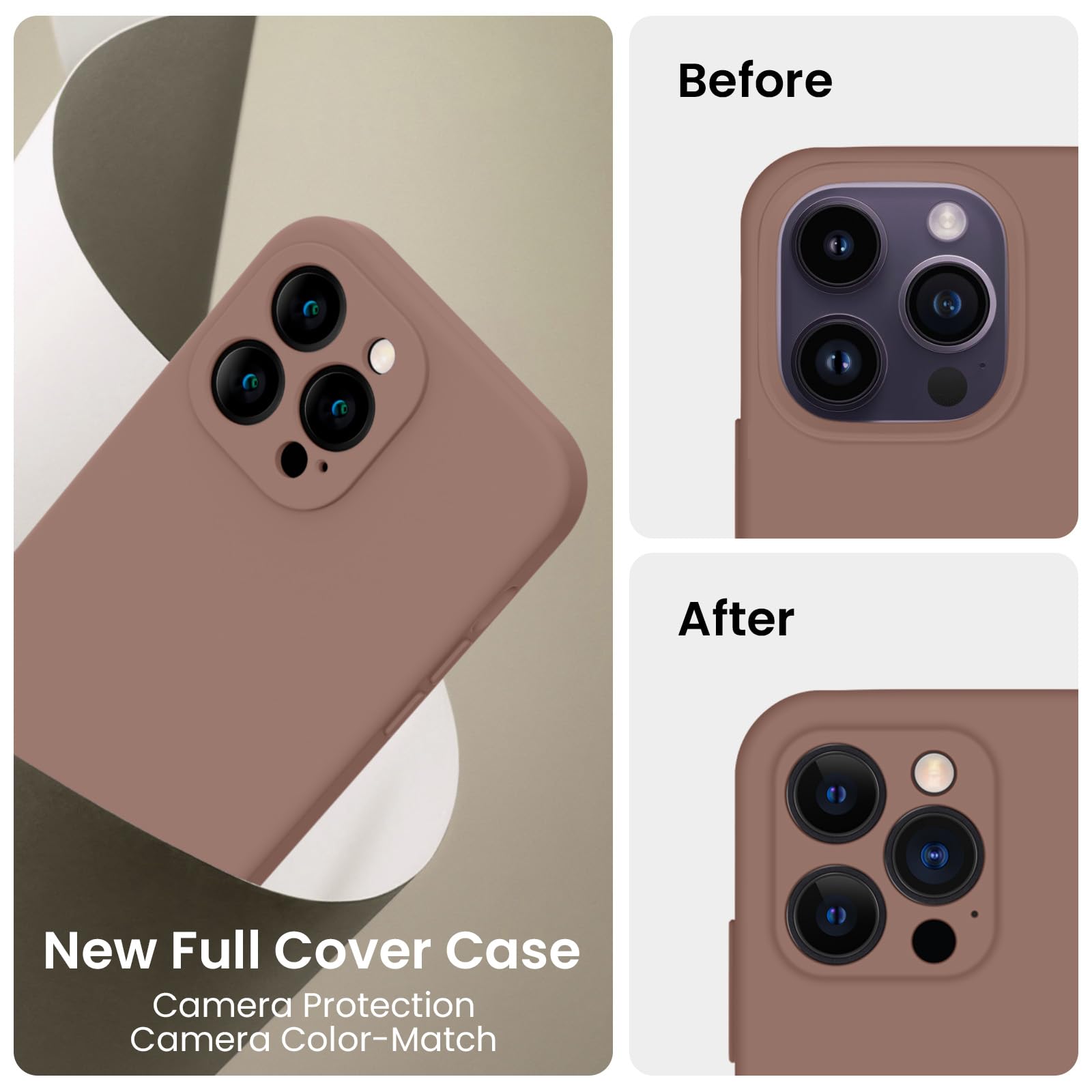 Foto 4 pulgar | Funda De Silicona Firenova Para Iphone 14 Pro Con 2 Protectores - Venta Internacional.