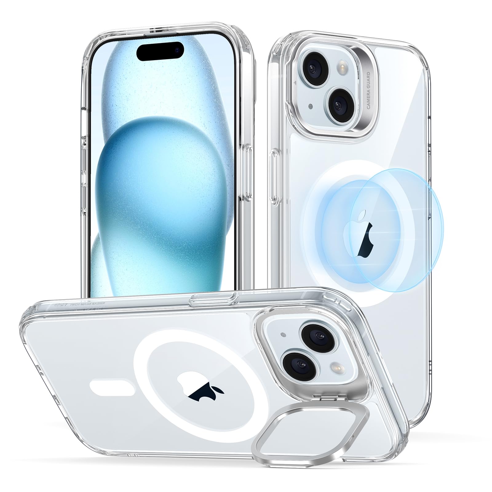 Foto 2 pulgar | Funda De Teléfono Esr Para Iphone 15 Con Magsafe De Grado Militar Transparente - Venta Internacional.