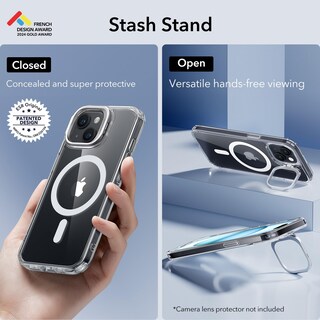 Foto 3 | Funda De Teléfono Esr Para Iphone 15 Con Magsafe De Grado Militar Transparente - Venta Internacional.