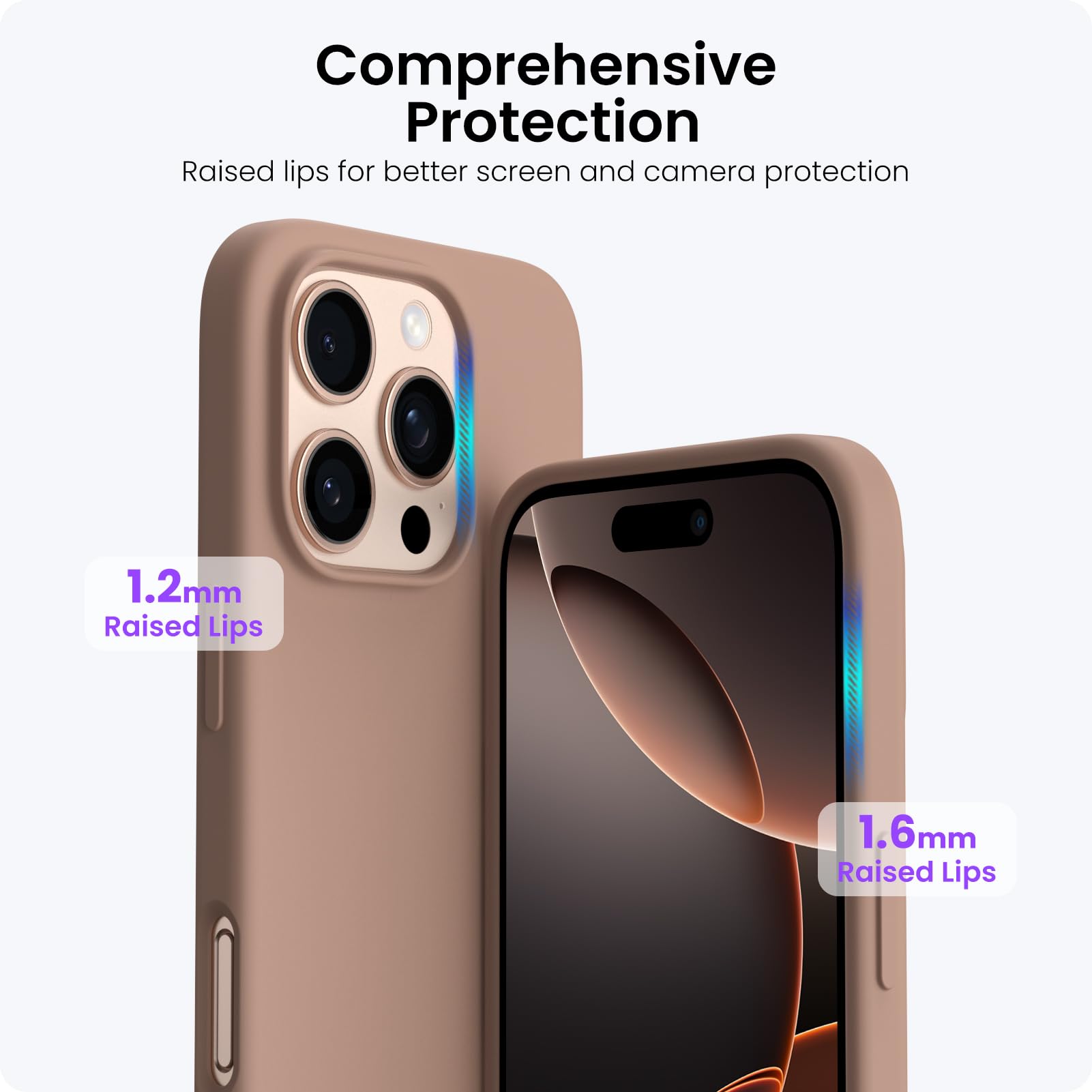 Foto 5 pulgar | Funda De Teléfono Ornarto Compatible Con Iphone 16 Pro Max De 6.9'' - Venta Internacional.