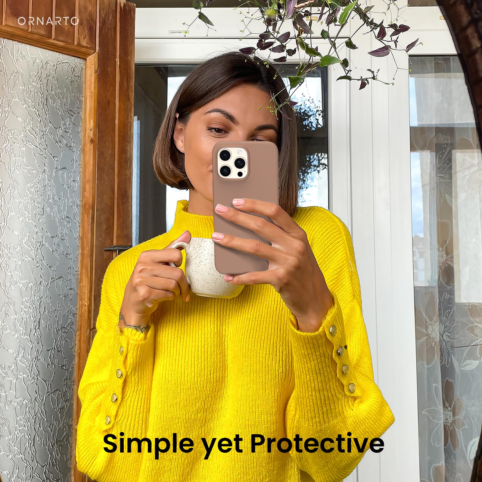 Foto 7 pulgar | Funda De Teléfono Ornarto Compatible Con Iphone 16 Pro Max De 6.9'' - Venta Internacional.