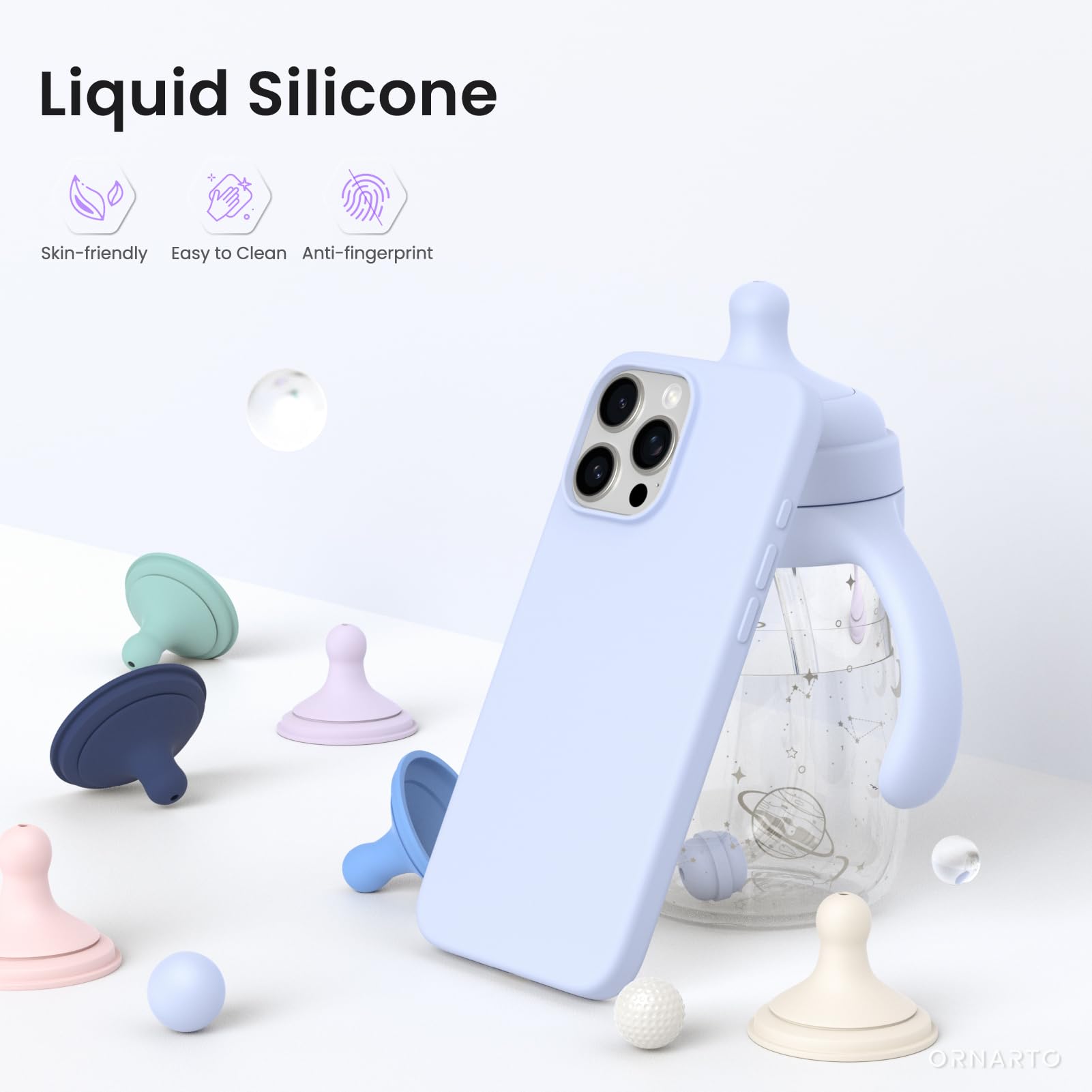 Foto 4 pulgar | Funda De Teléfono Ornarto Compatible Con Iphone 16 Pro Max De 6.9'' - Venta Internacional.