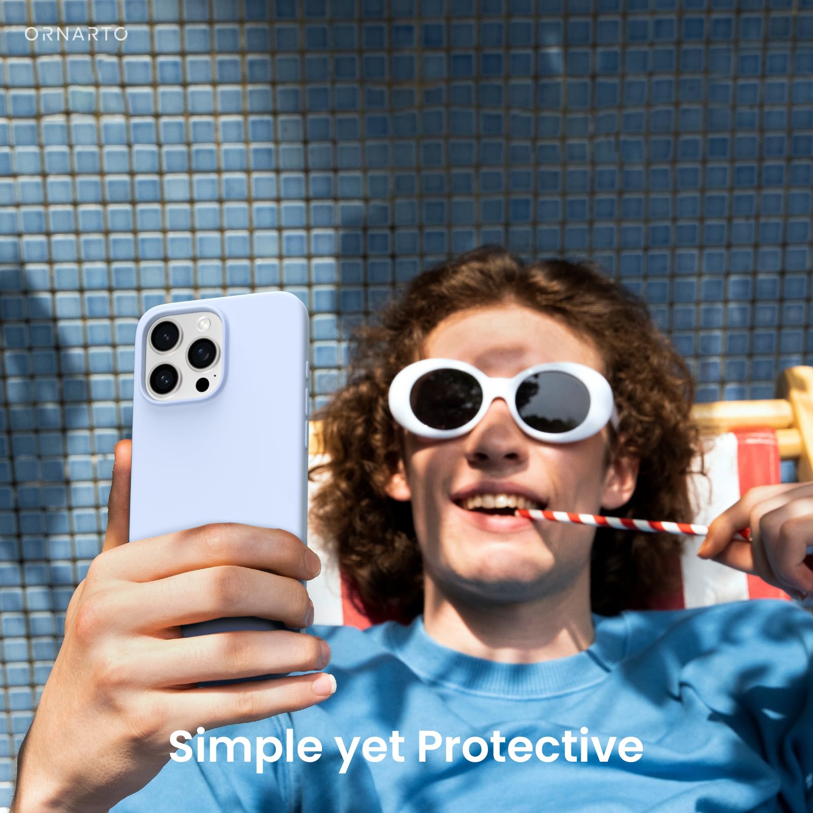 Foto 7 pulgar | Funda De Teléfono Ornarto Compatible Con Iphone 16 Pro Max De 6.9'' - Venta Internacional.