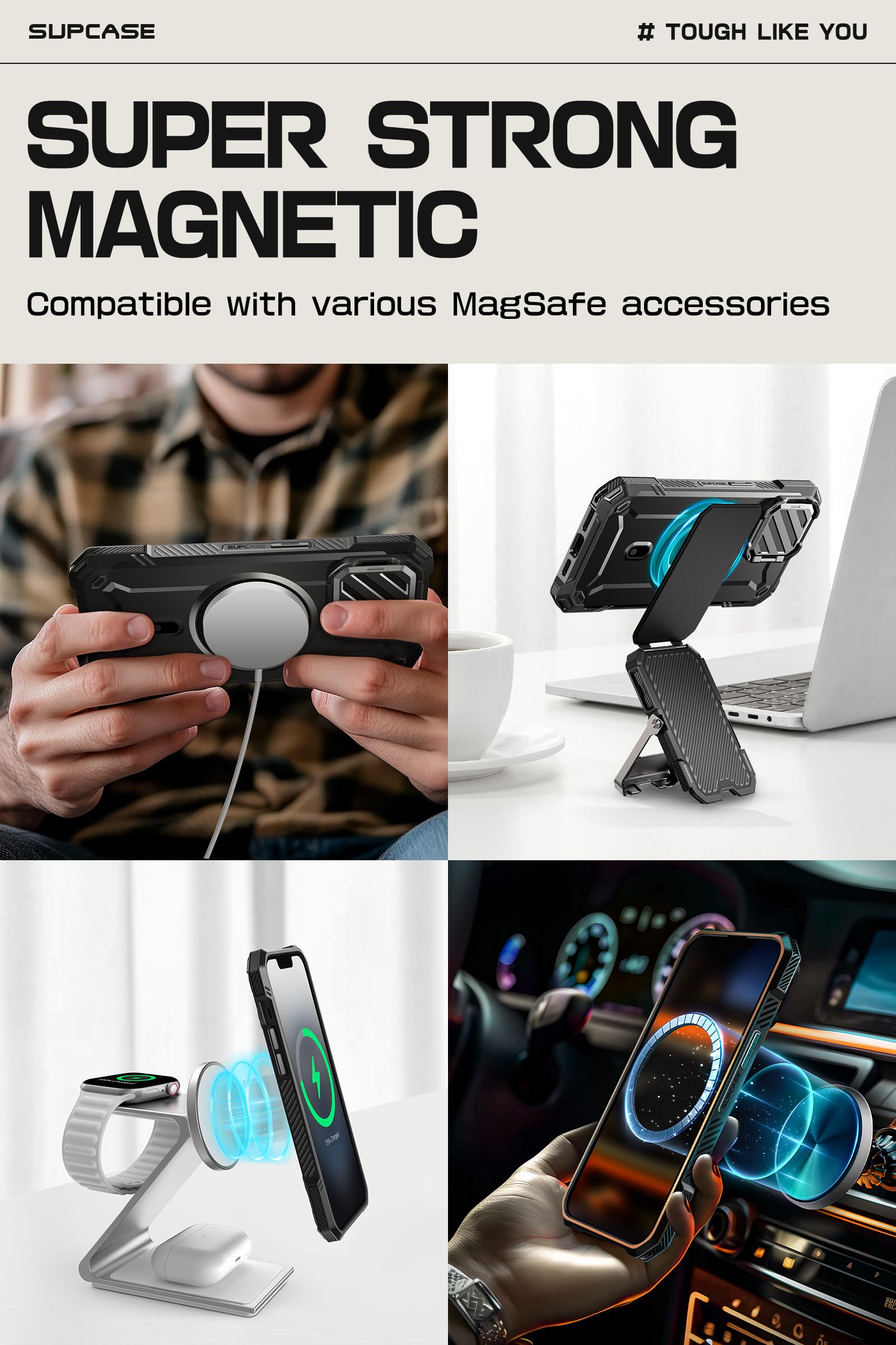 Foto 7 pulgar | Funda De Teléfono Supcase Para Iphone 16e/15/14/13 Con Funda De Cámara - Venta Internacional.