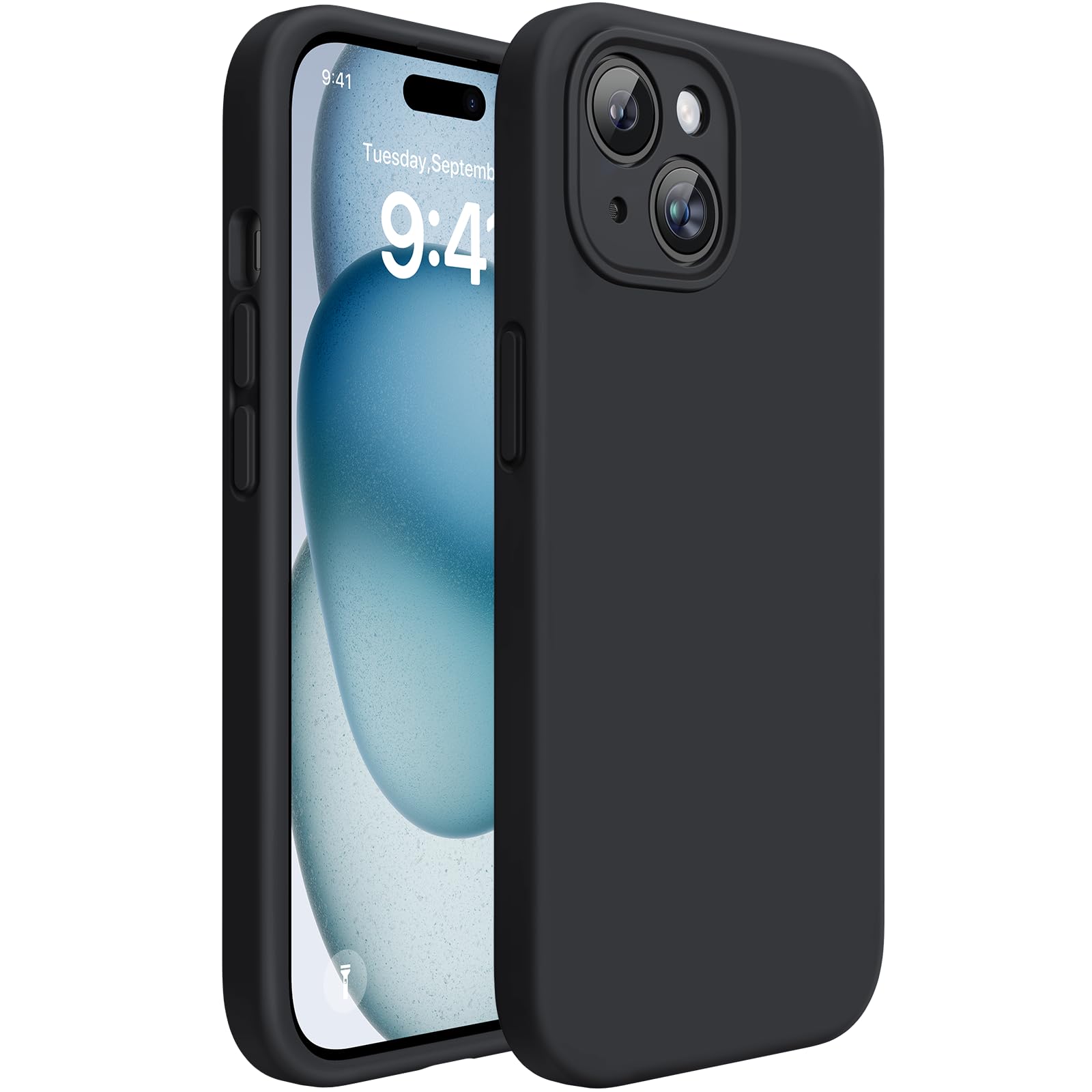 Foto 2 pulgar | Funda Para Teléfono Miracase Compatible Con Iphone 15 Negra - Venta Internacional.