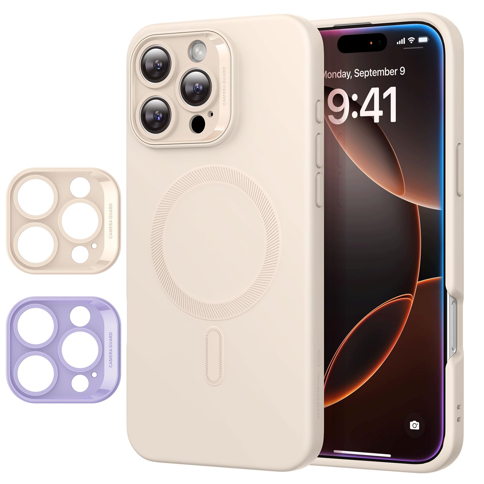 Foto 2 pulgar | Funda Esr Para Iphone 16 Pro Con Magsafe, A Prueba De Golpes, Color Canela Claro - Venta Internacional.