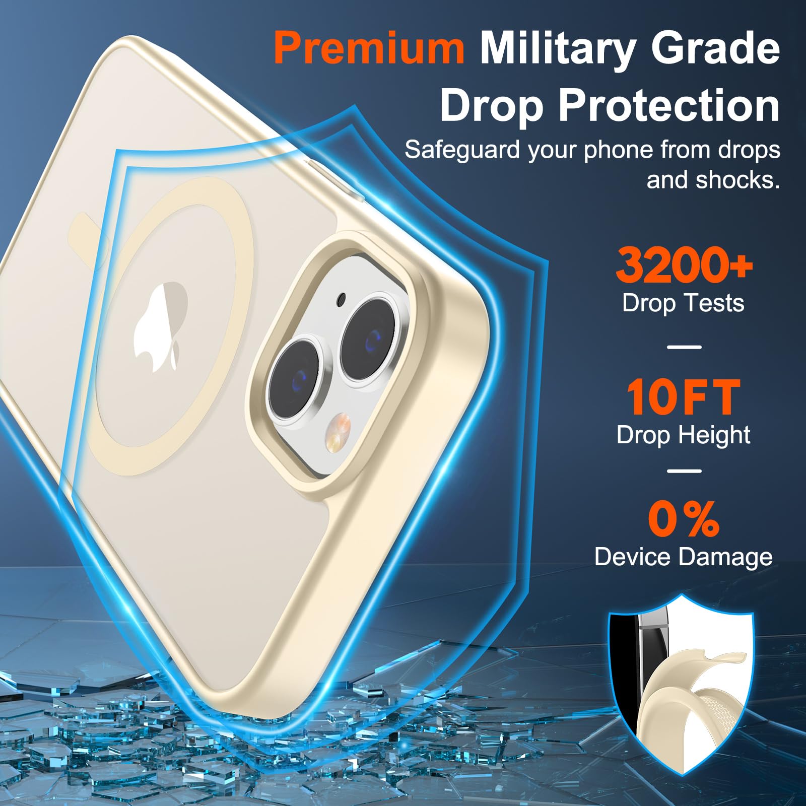 Foto 4 pulgar | Funda Magnética Supfine Para Iphone 15 Plus/14 Plus - Venta Internacional.