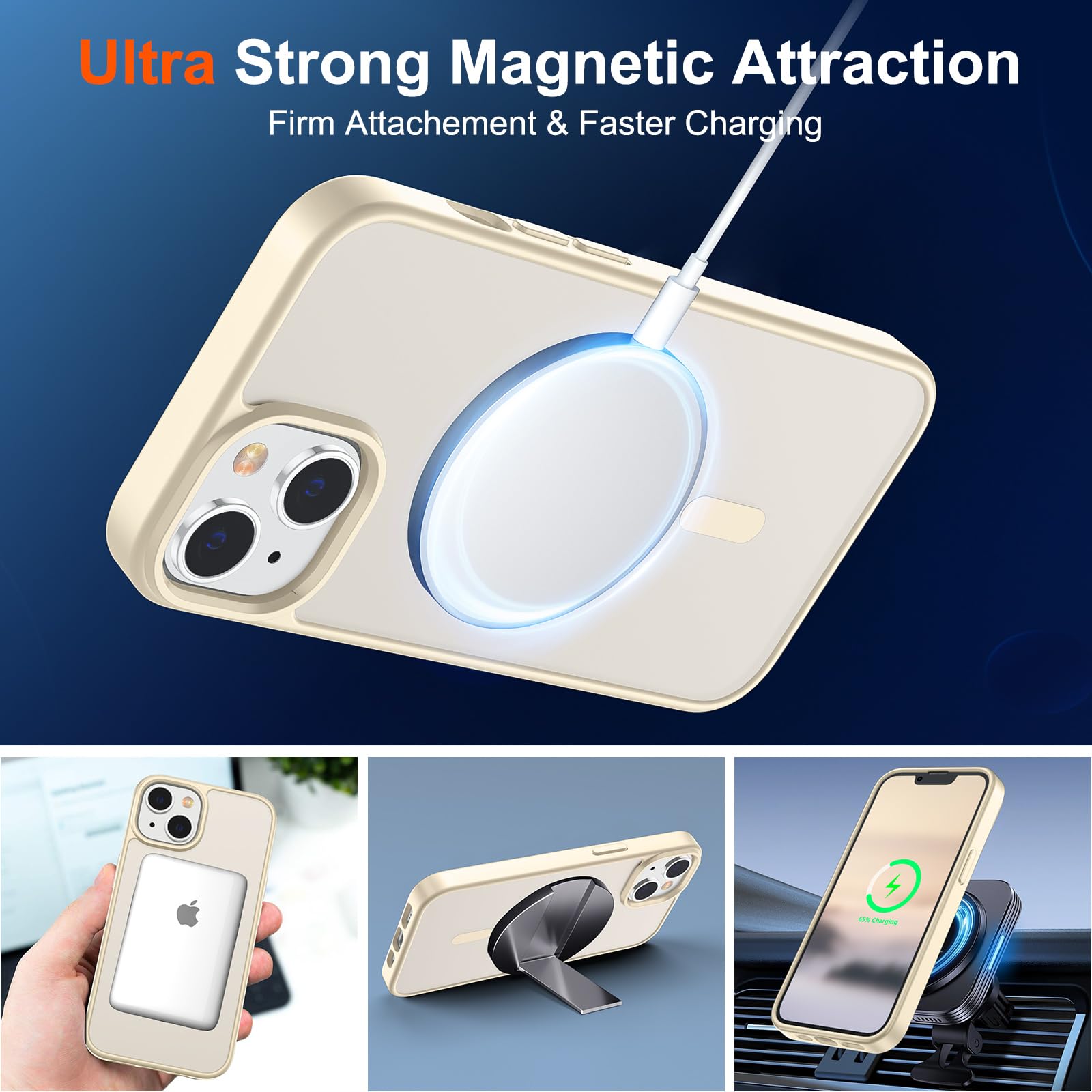 Foto 6 pulgar | Funda Magnética Supfine Para Iphone 15 Plus/14 Plus - Venta Internacional.