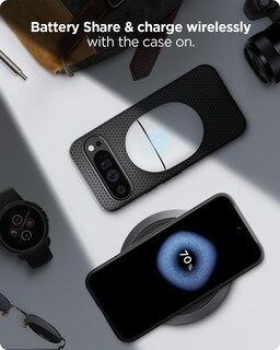 Foto 7 | Funda Spigen Liquid Air Para Pixel 9 Pro Xl (2024), Color Negro - Venta Internacional.