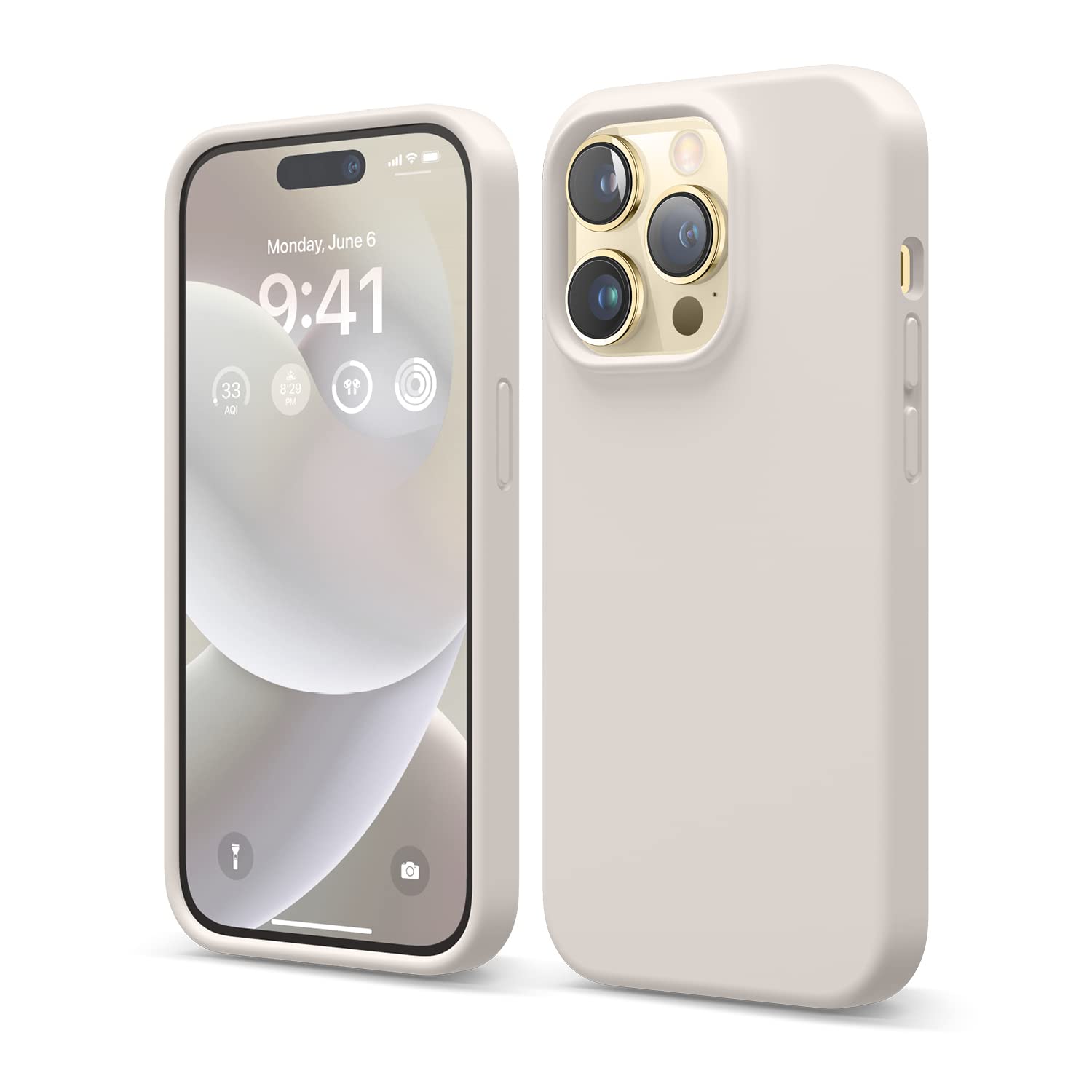 Funda De Teléfono Elago Compatible Con Iphone 14 Pro Silicone Stone - Venta Internacional.
