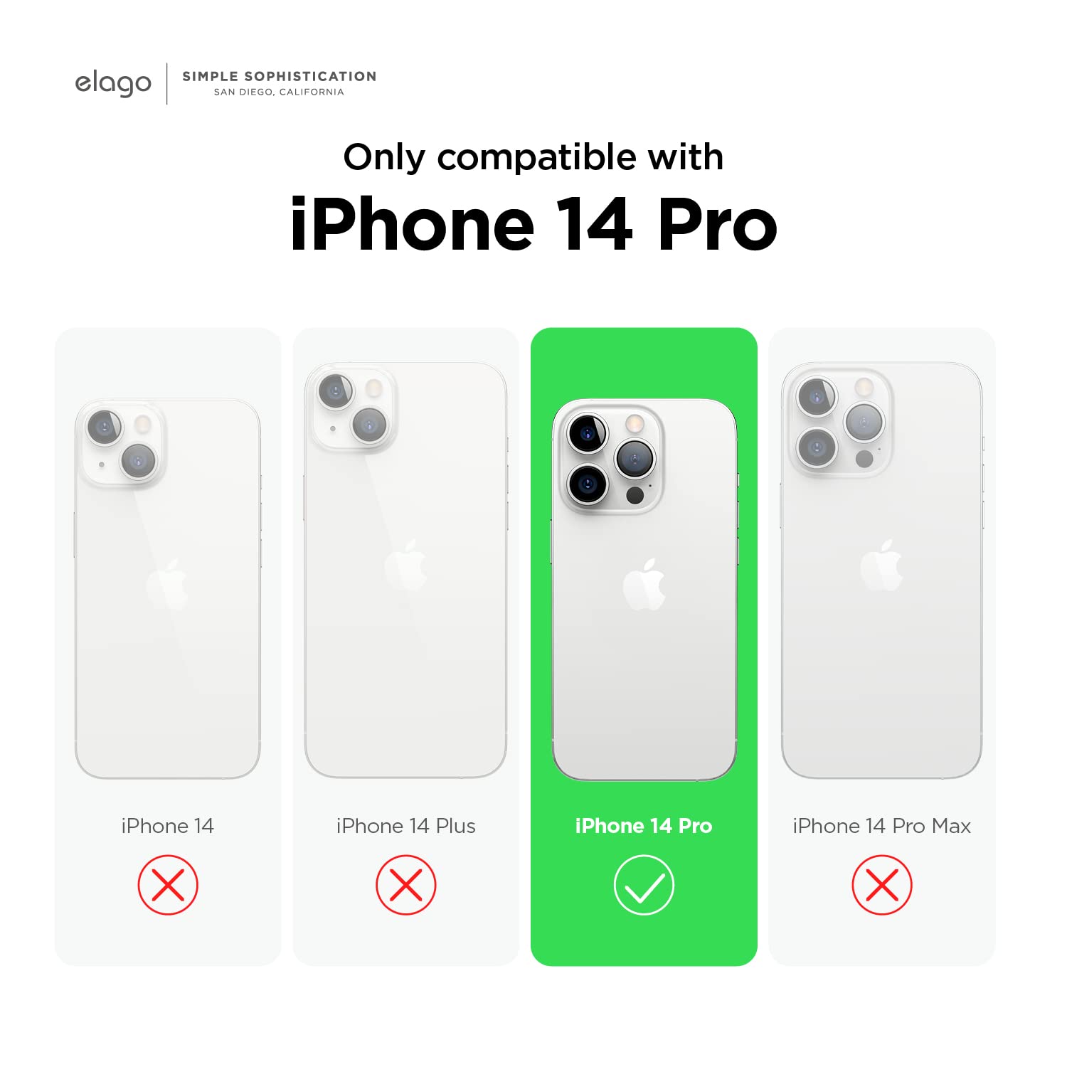Foto 3 pulgar | Funda De Teléfono Elago Compatible Con Iphone 14 Pro Silicone Stone - Venta Internacional.