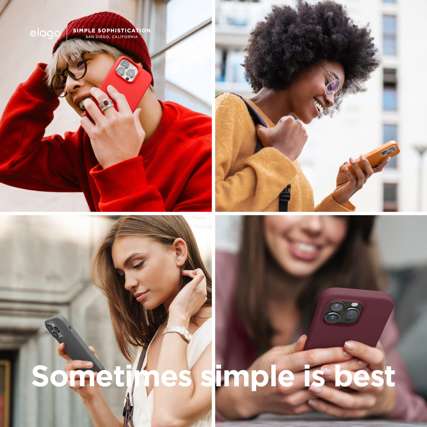 Foto 4 pulgar | Funda De Teléfono Elago Compatible Con Iphone 14 Pro Silicone Stone - Venta Internacional.