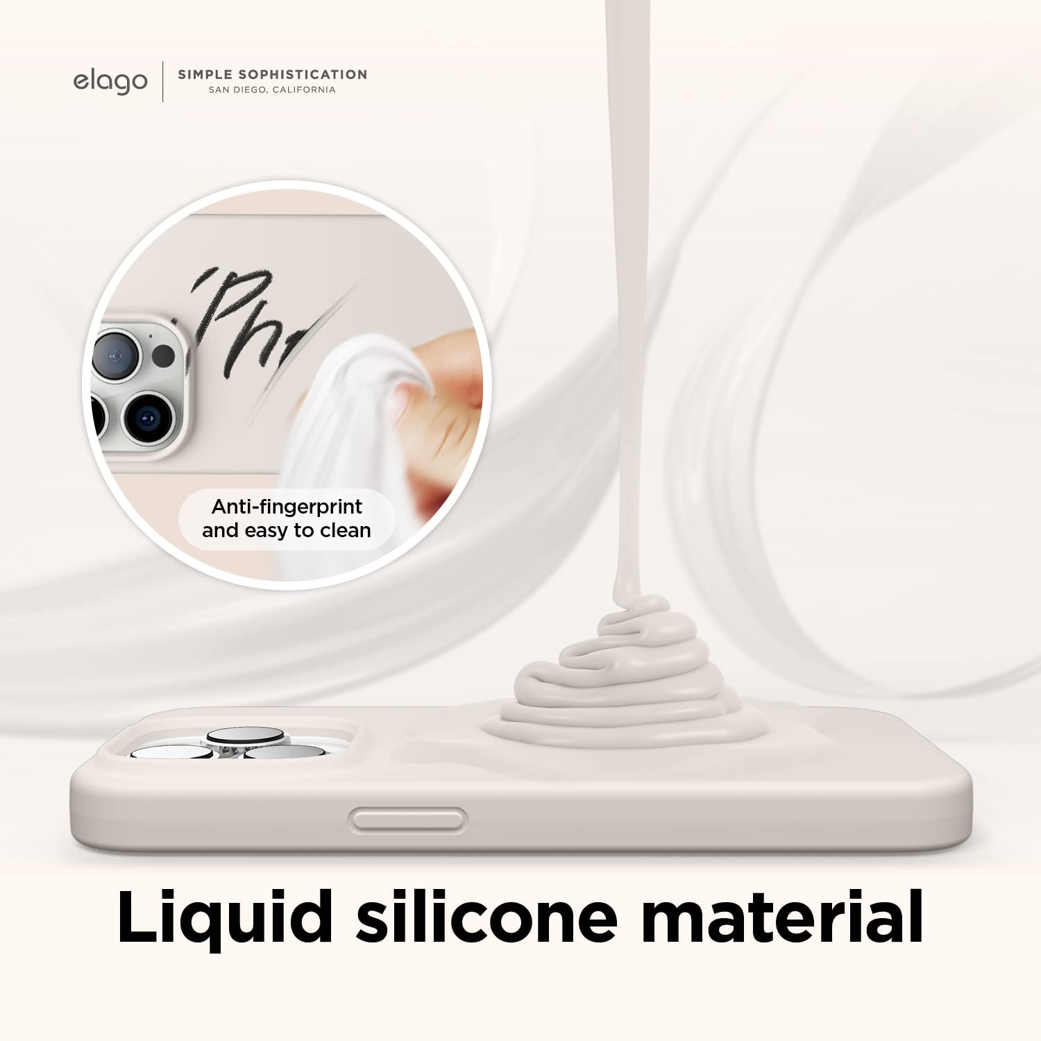 Foto 5 pulgar | Funda De Teléfono Elago Compatible Con Iphone 14 Pro Silicone Stone - Venta Internacional.