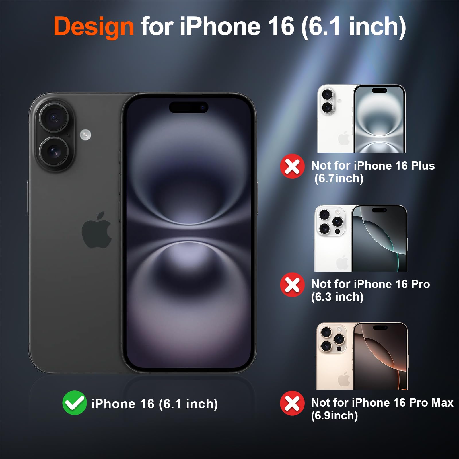 Foto 3 pulgar | Funda Magnética Supfine Para Iphone 16 Antihuellas - Venta Internacional.