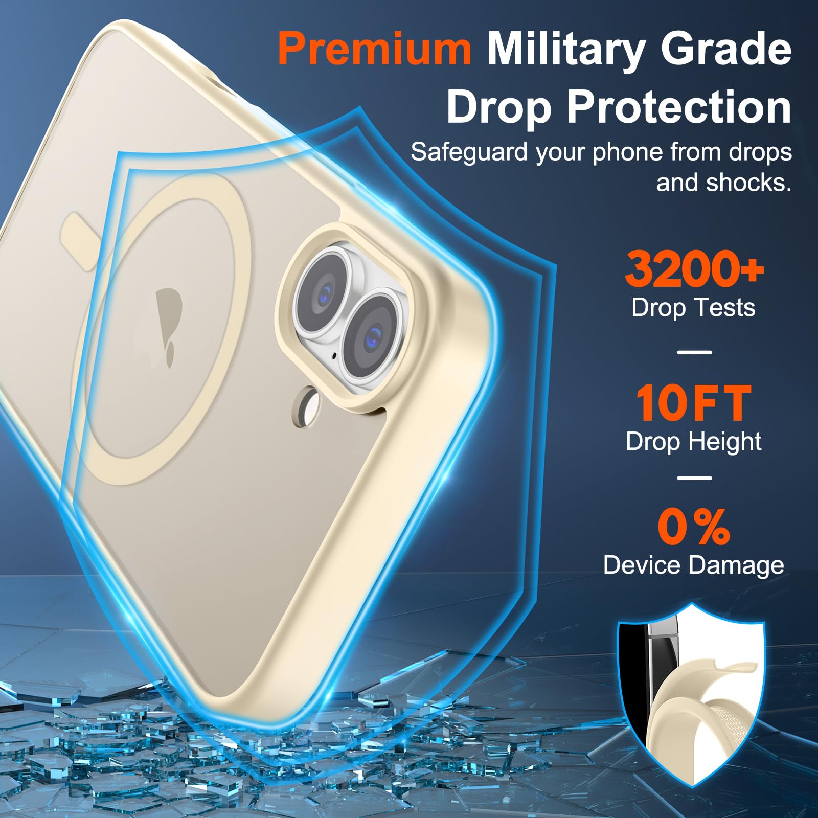 Foto 4 pulgar | Funda Magnética Supfine Para Iphone 16 Antihuellas - Venta Internacional.