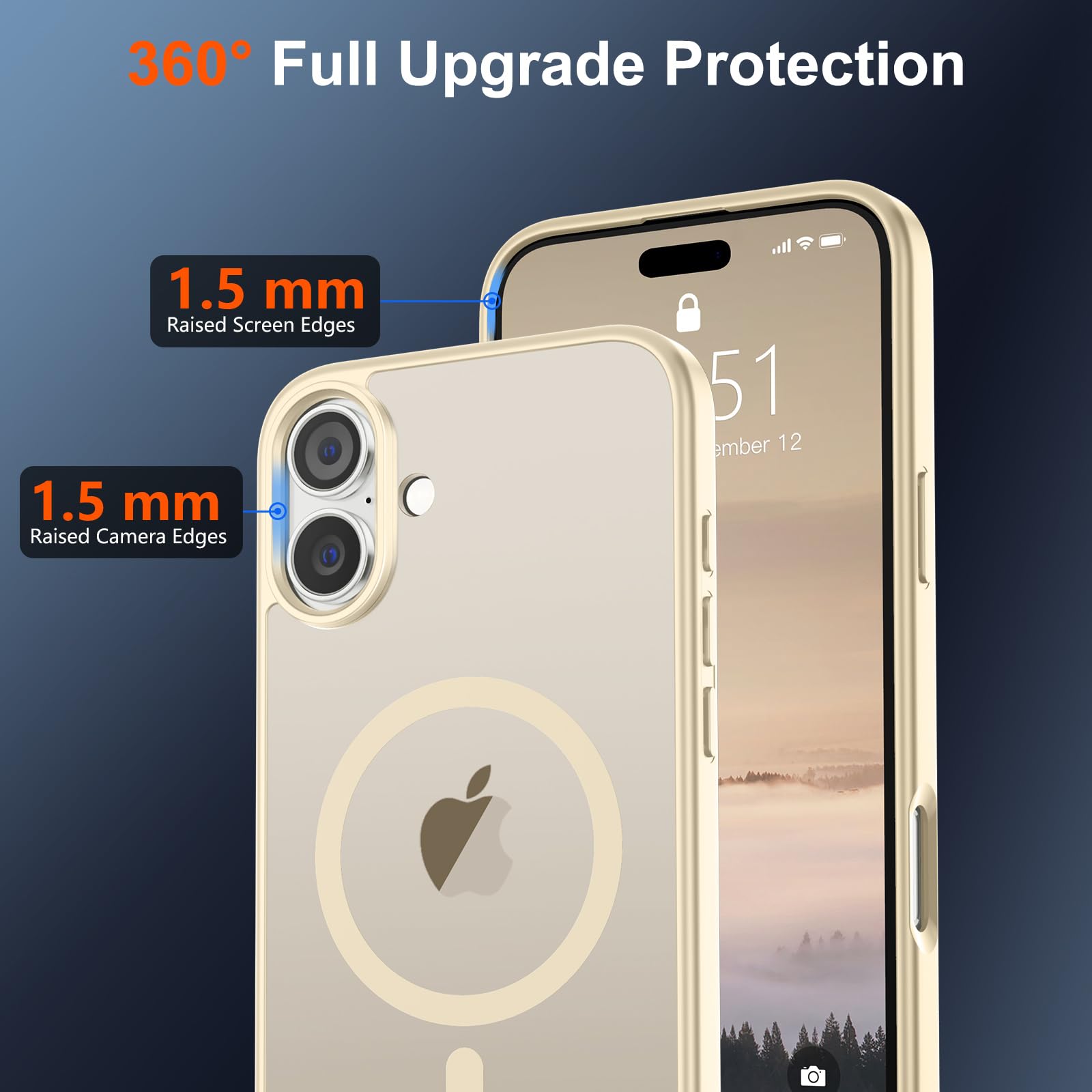 Foto 5 pulgar | Funda Magnética Supfine Para Iphone 16 Antihuellas - Venta Internacional.
